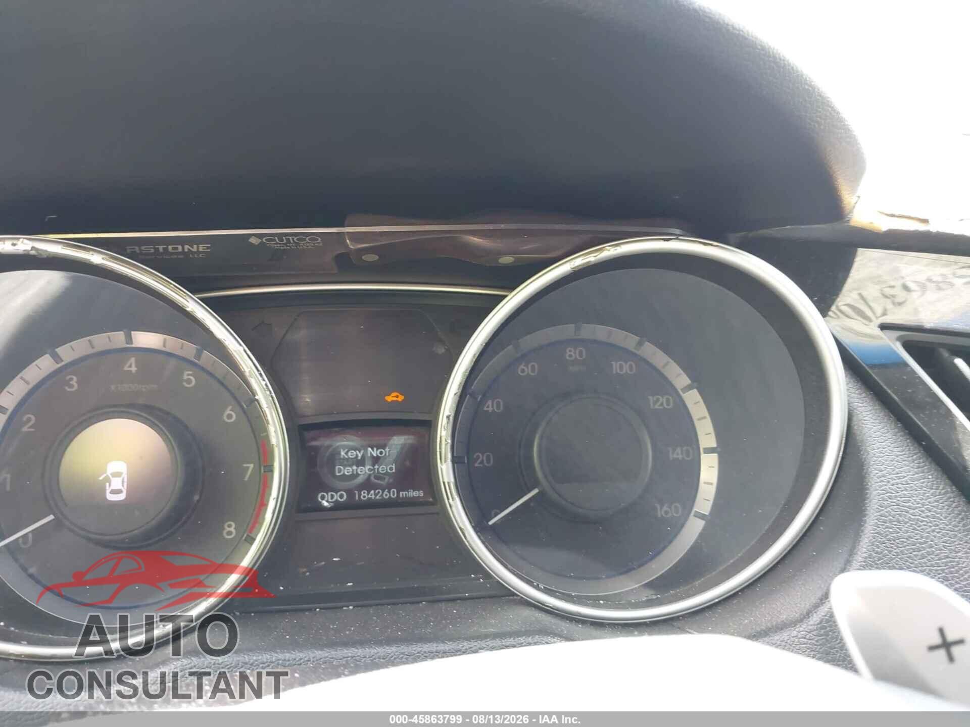 HYUNDAI SONATA 2012 - 5NPEC4AC9CH480317