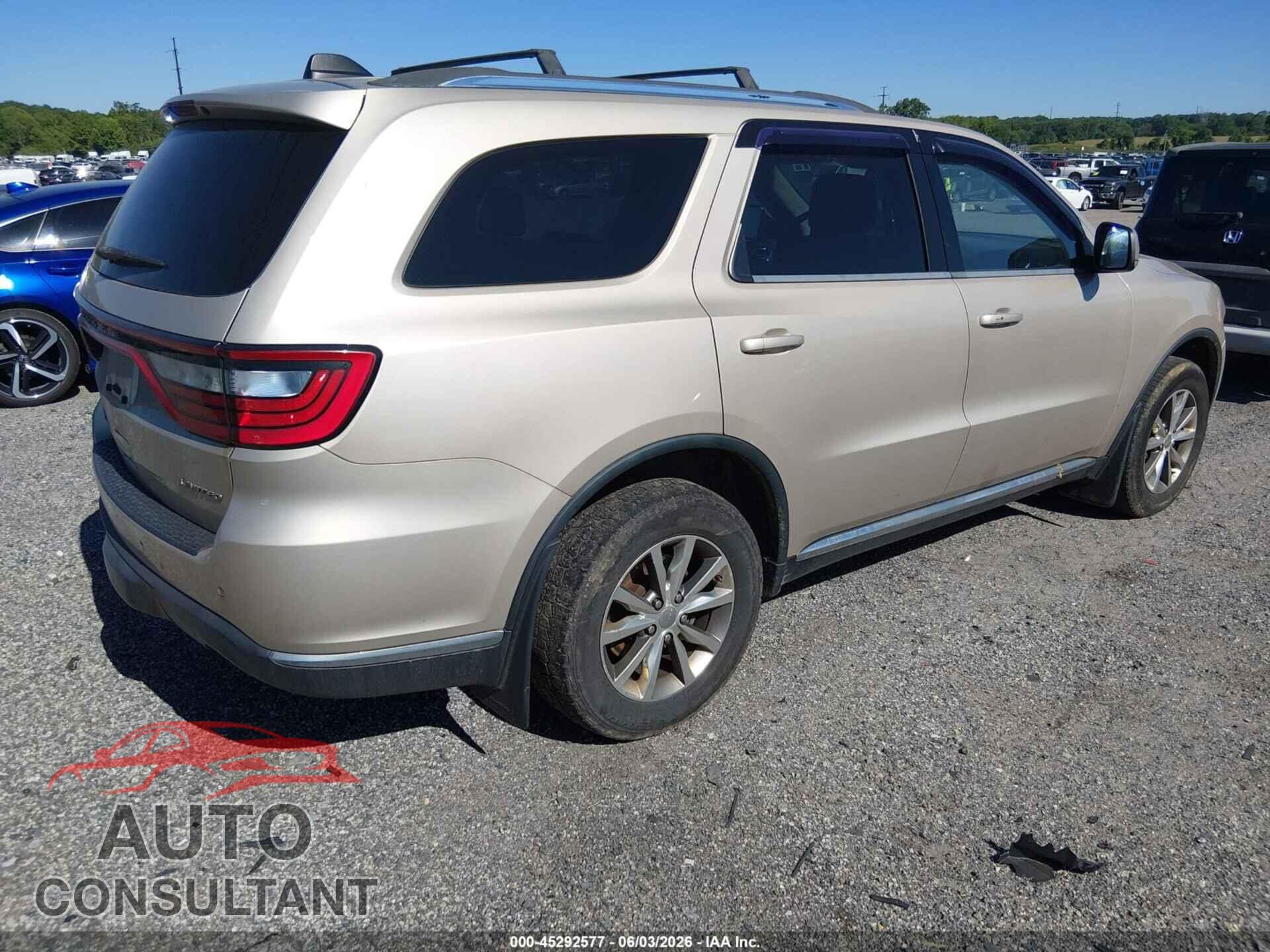 DODGE DURANGO 2014 - 1C4RDJDG8EC495336