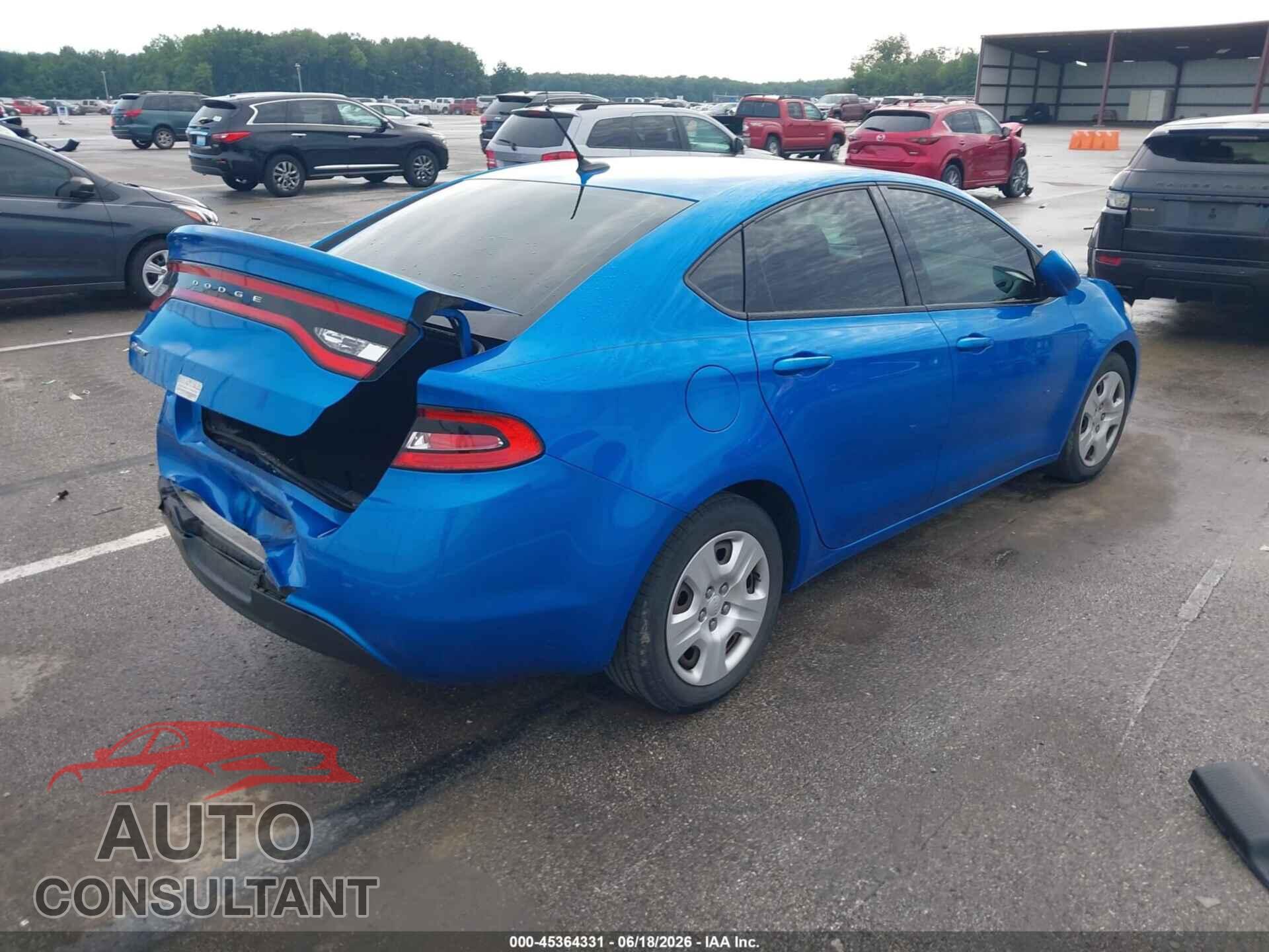 DODGE DART 2015 - 1C3CDFAA6FD407712