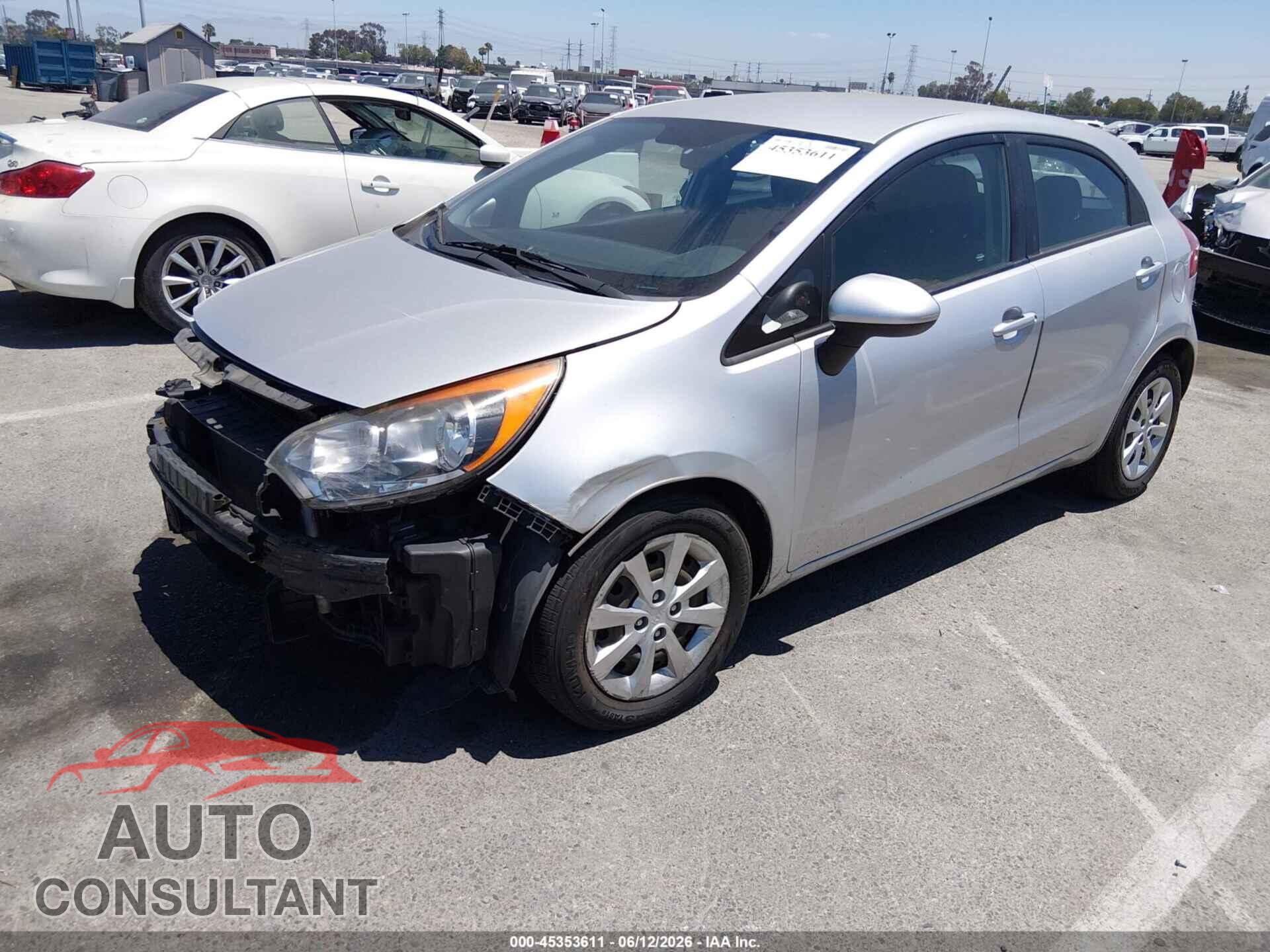 KIA RIO 2013 - KNADM5A36D6248748