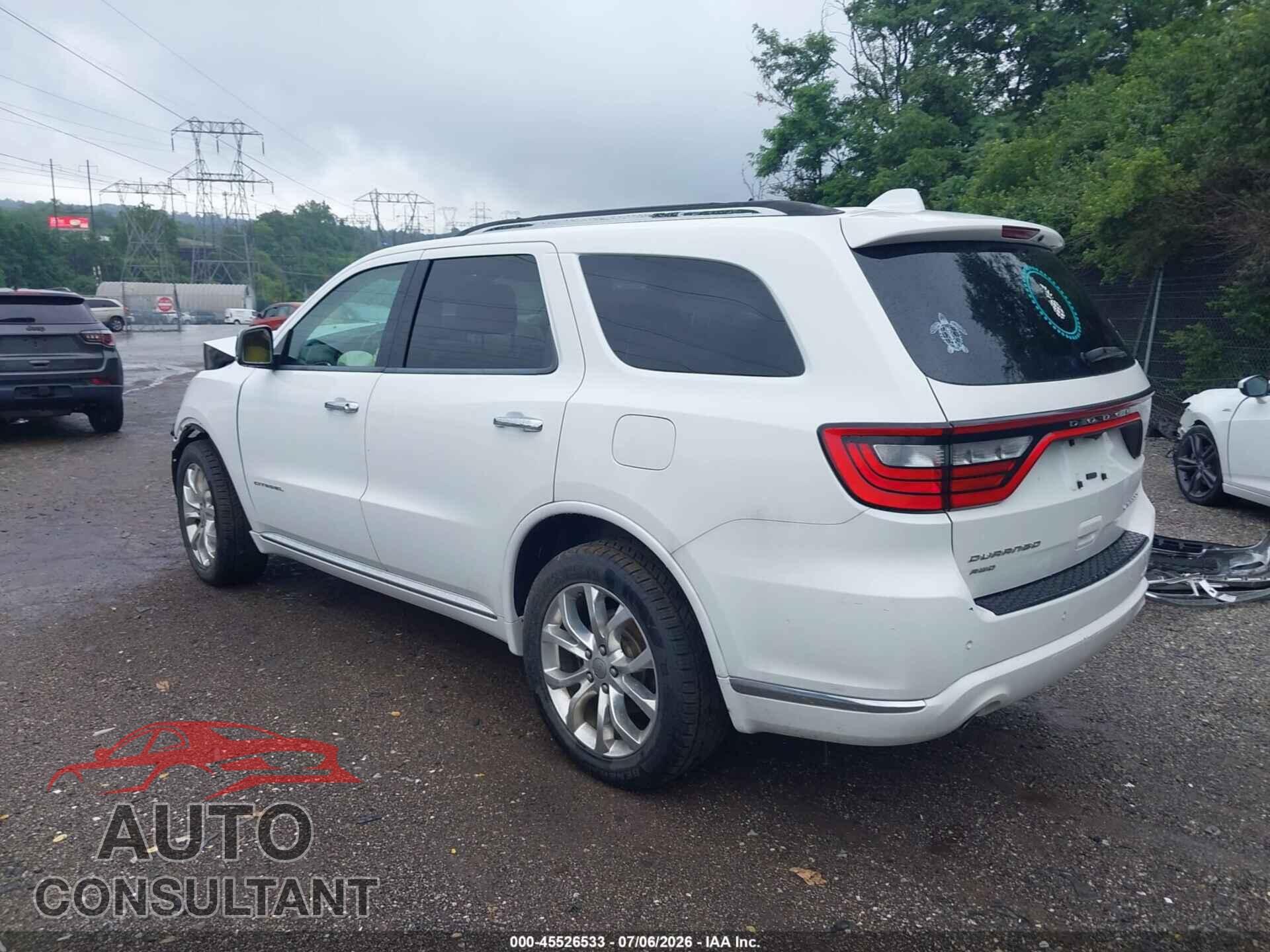 DODGE DURANGO 2016 - 1C4RDJEG5GC485977