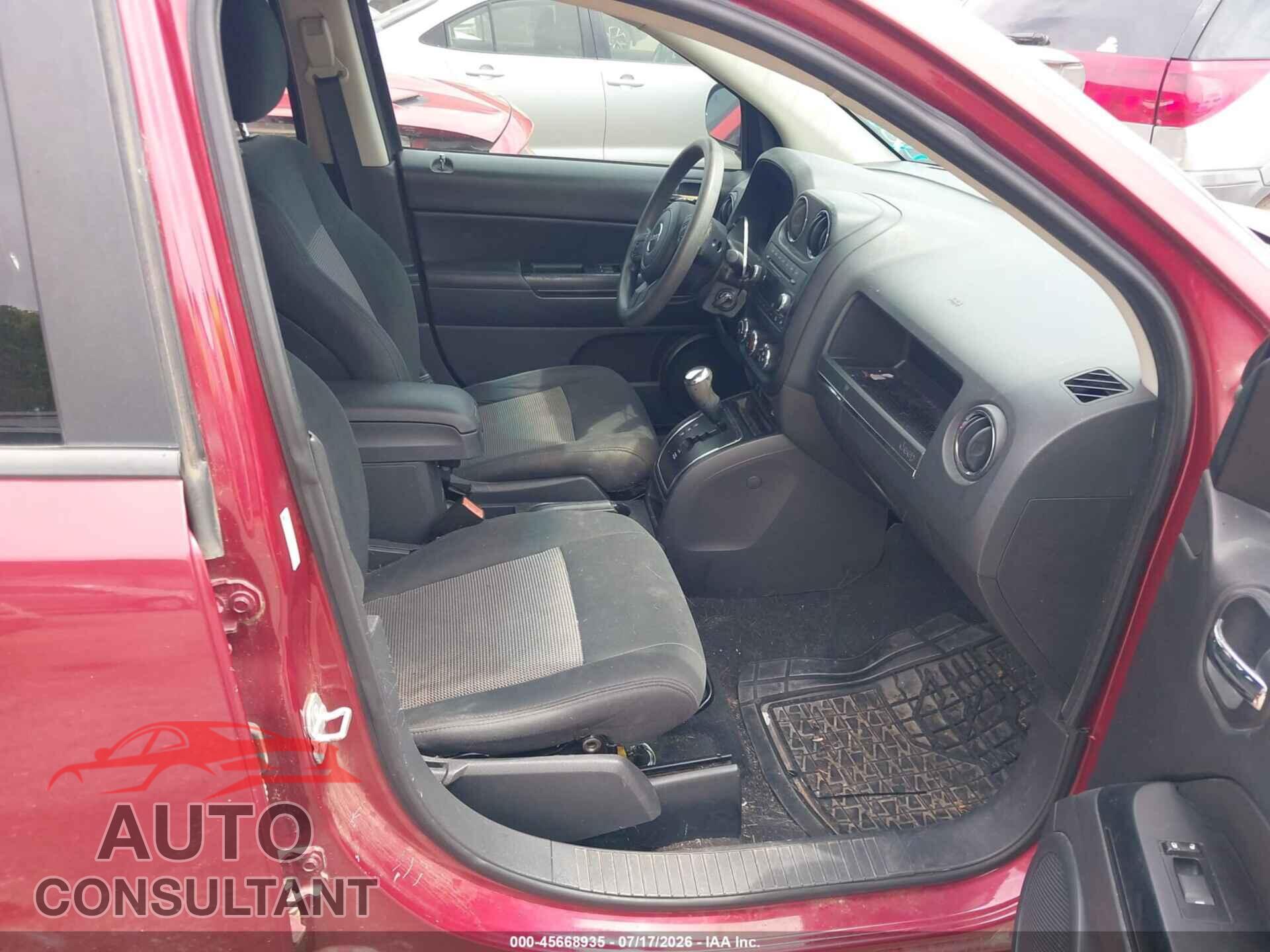 JEEP COMPASS 2012 - 1C4NJCBAXCD610477