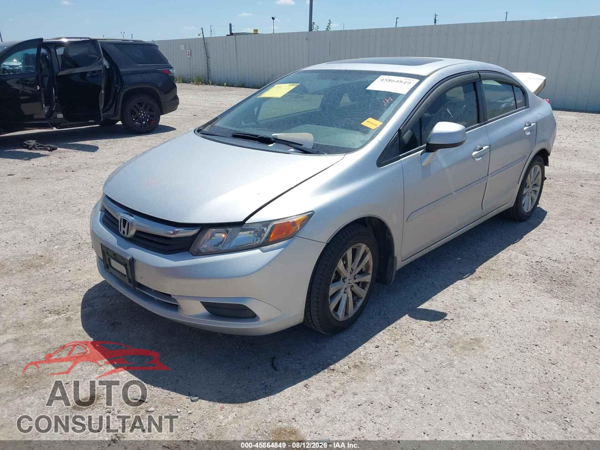 HONDA CIVIC 2012 - JHMFB2F82CS003860