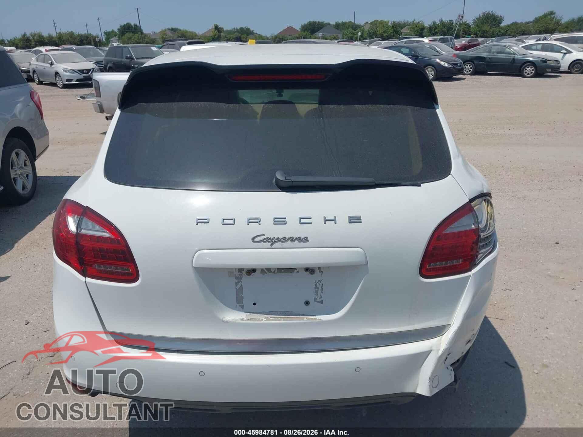 PORSCHE CAYENNE 2012 - WP1AA2A20CLA08095
