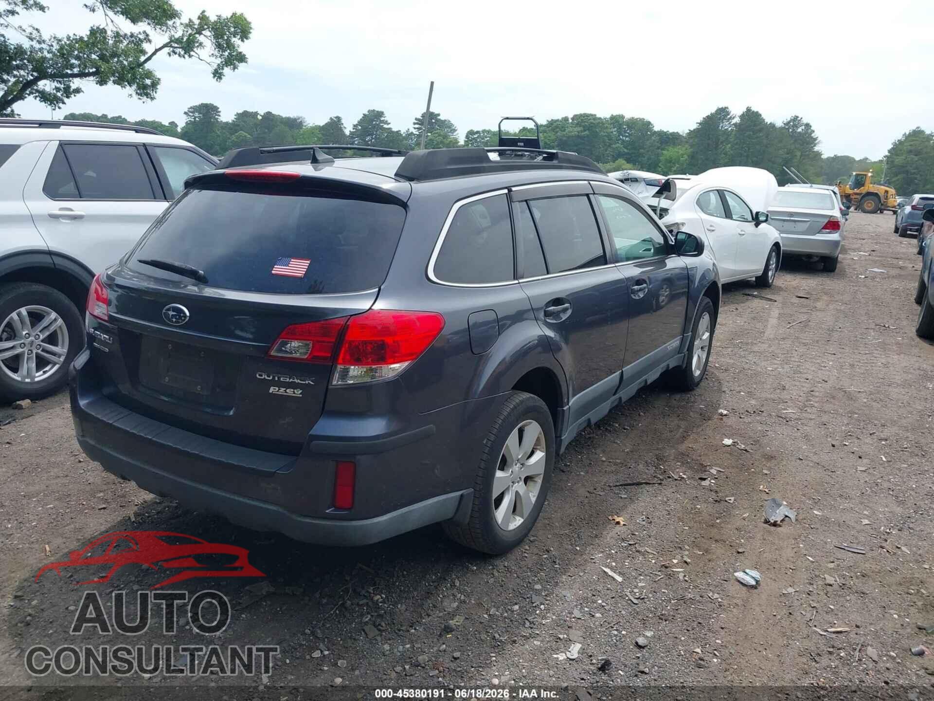 SUBARU OUTBACK 2011 - 4S4BRBLC8B3352322