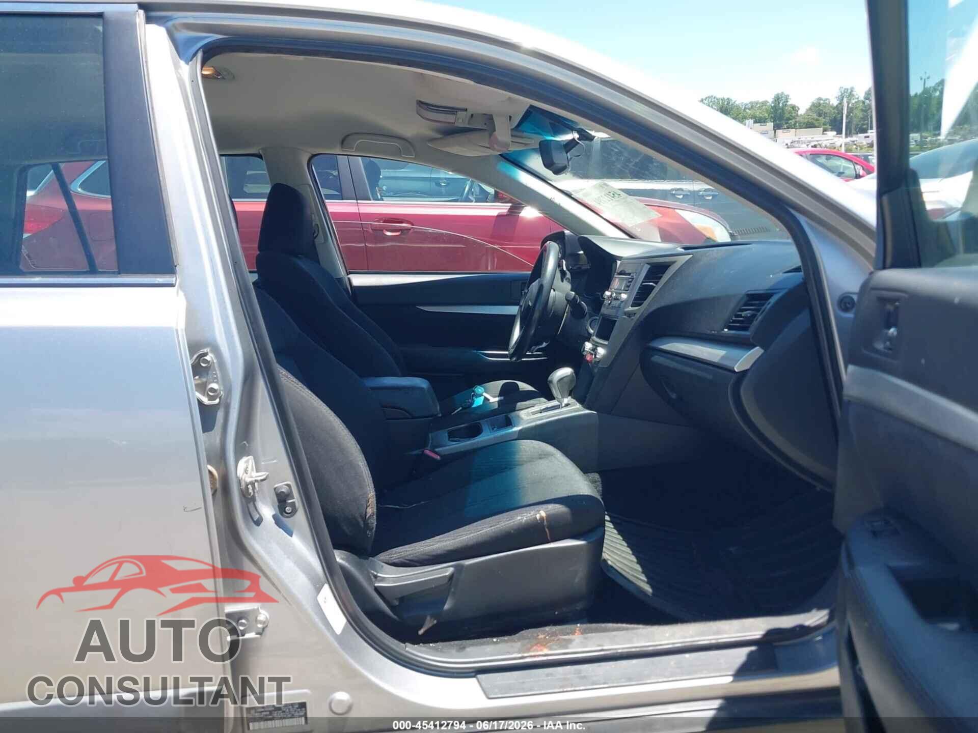 SUBARU OUTBACK 2011 - 4S4BRBAC2B3369670