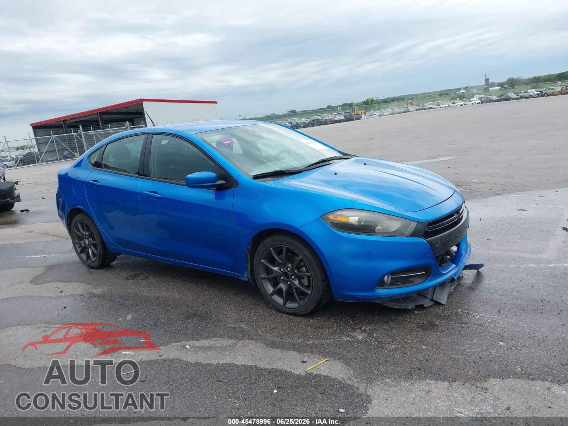 DODGE DART 2015 - 1C3CDFBB5FD345033