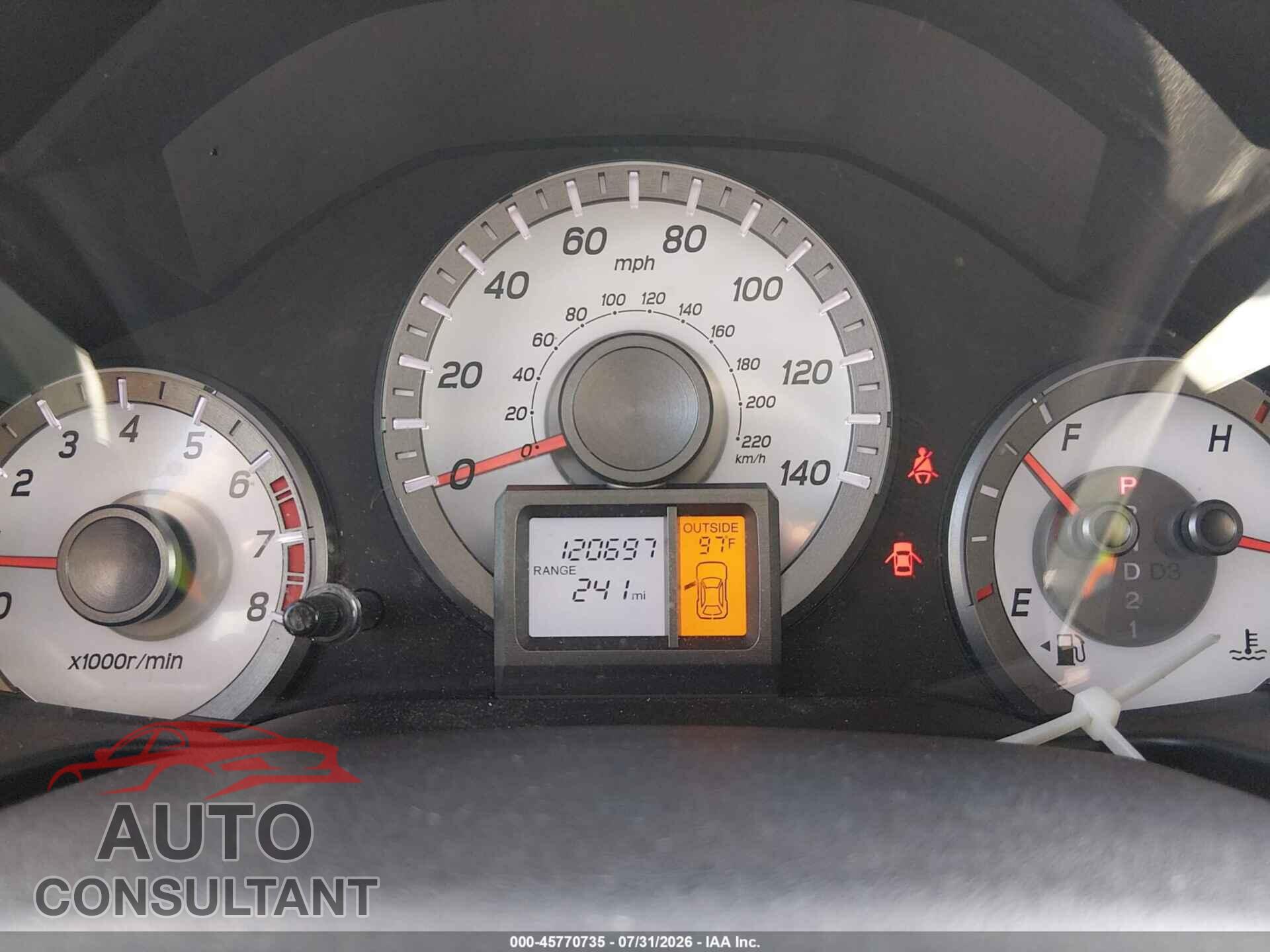 HONDA PILOT 2012 - 5FNYF4H46CB056935