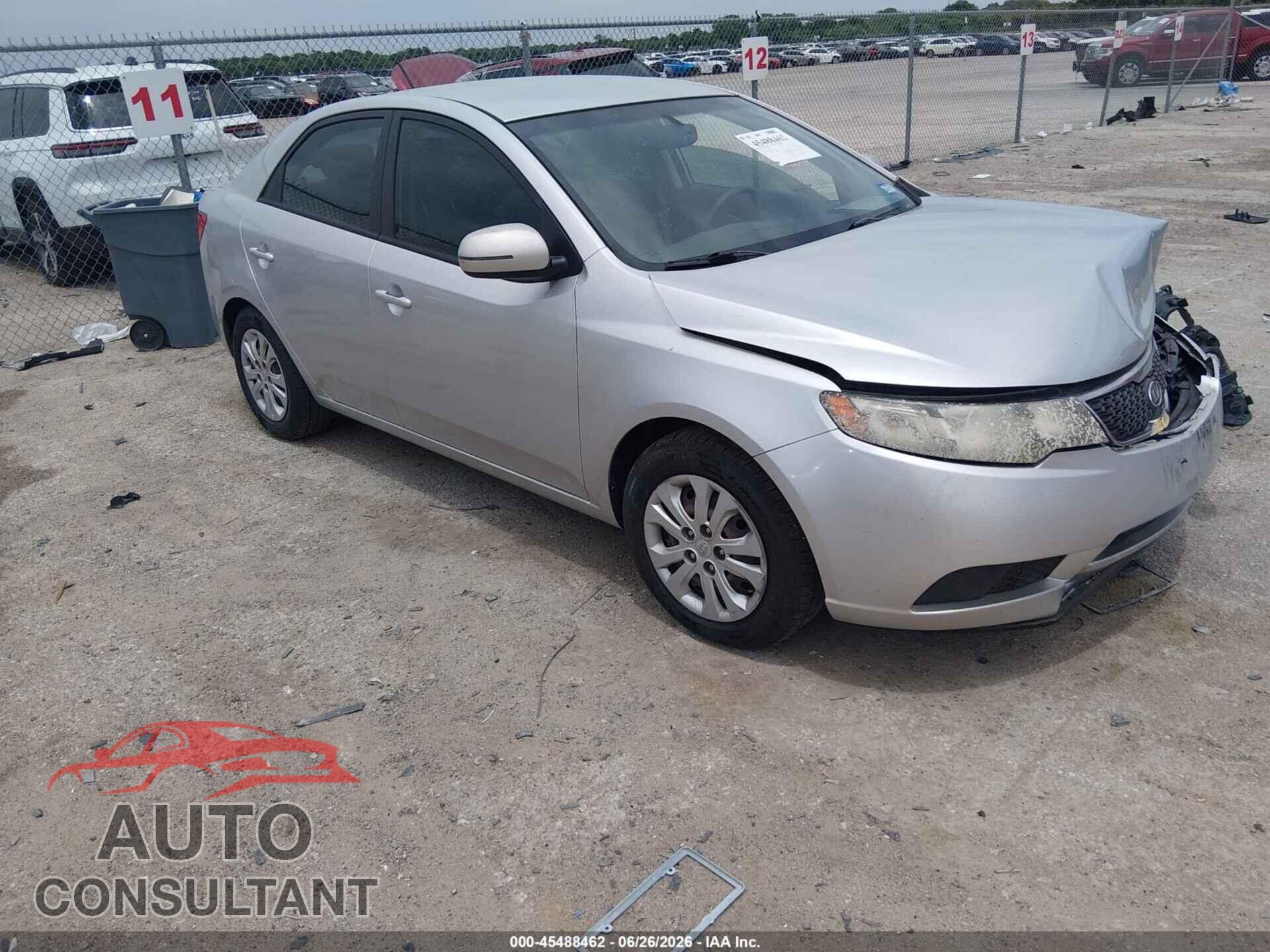 KIA FORTE 2012 - KNAFU4A26C5596287