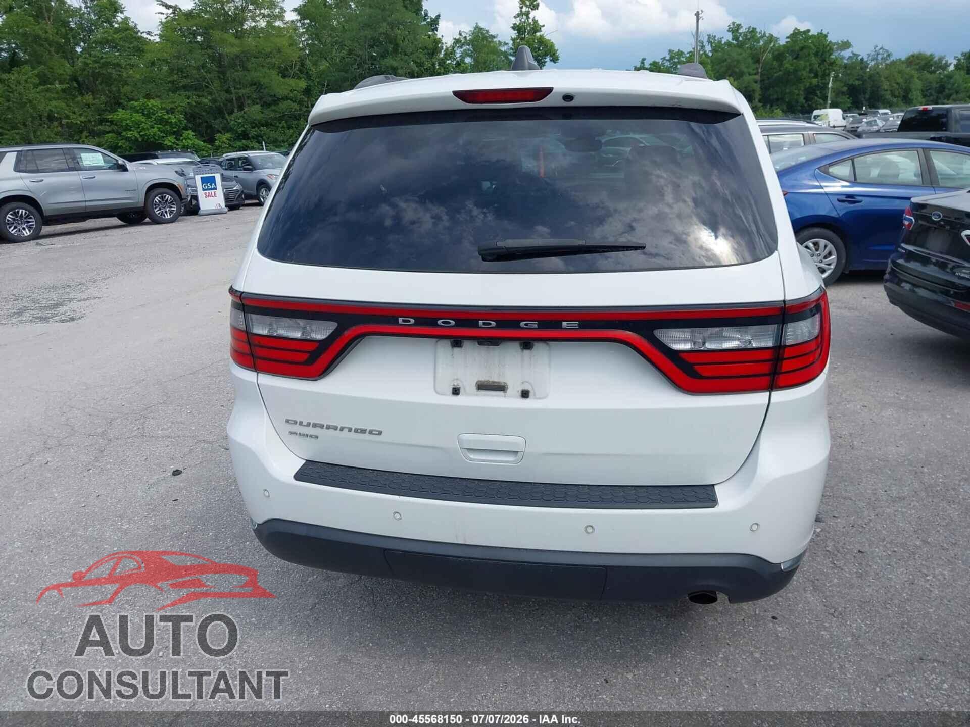 DODGE DURANGO 2017 - 1C4RDJAG7HC870156