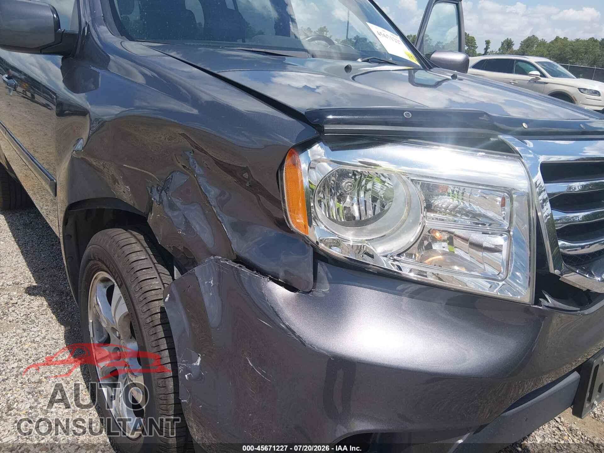 HONDA PILOT 2014 - 5FNYF4H68EB030812