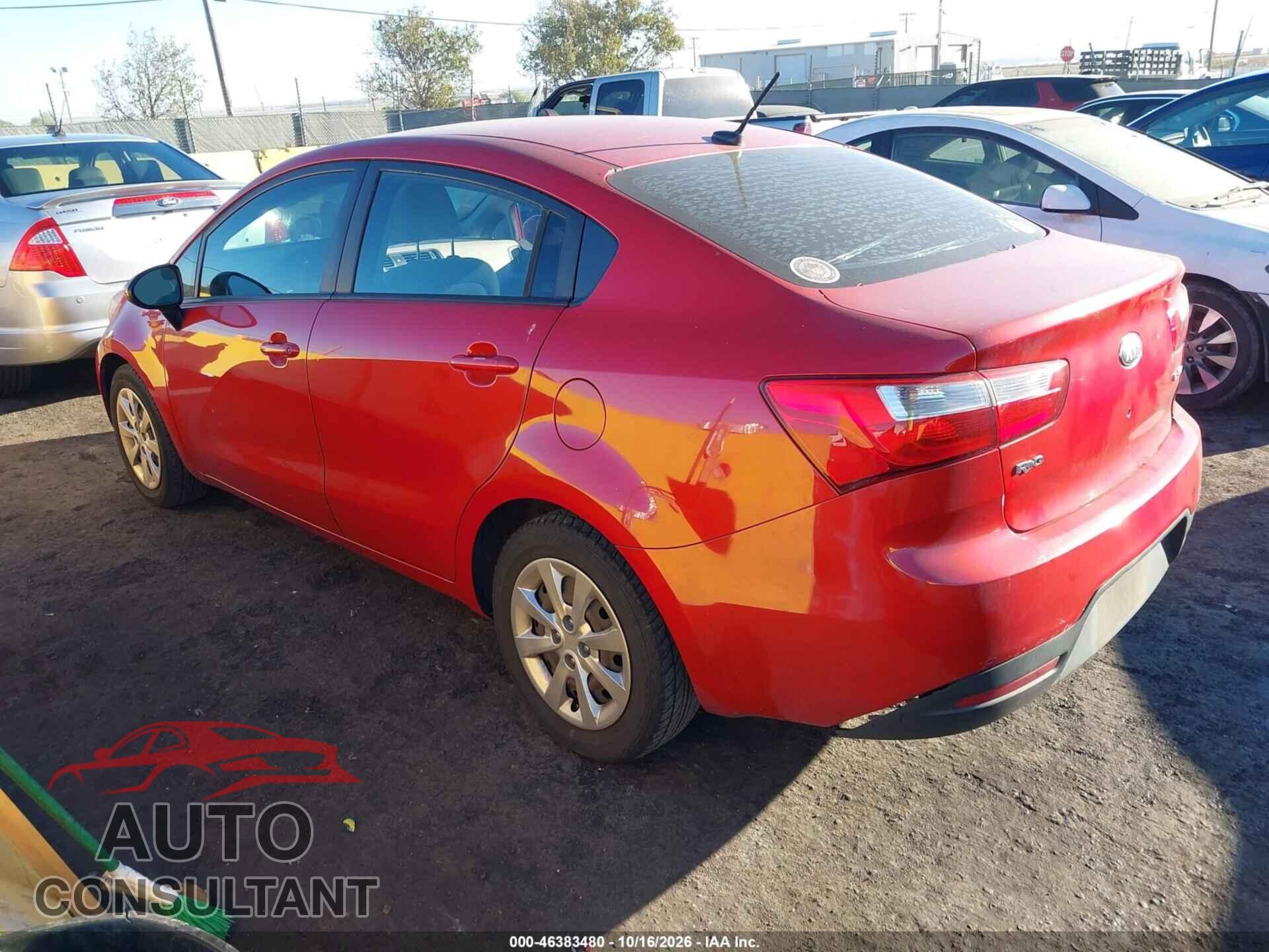 KIA RIO 2013 - KNADN4A39D6232082