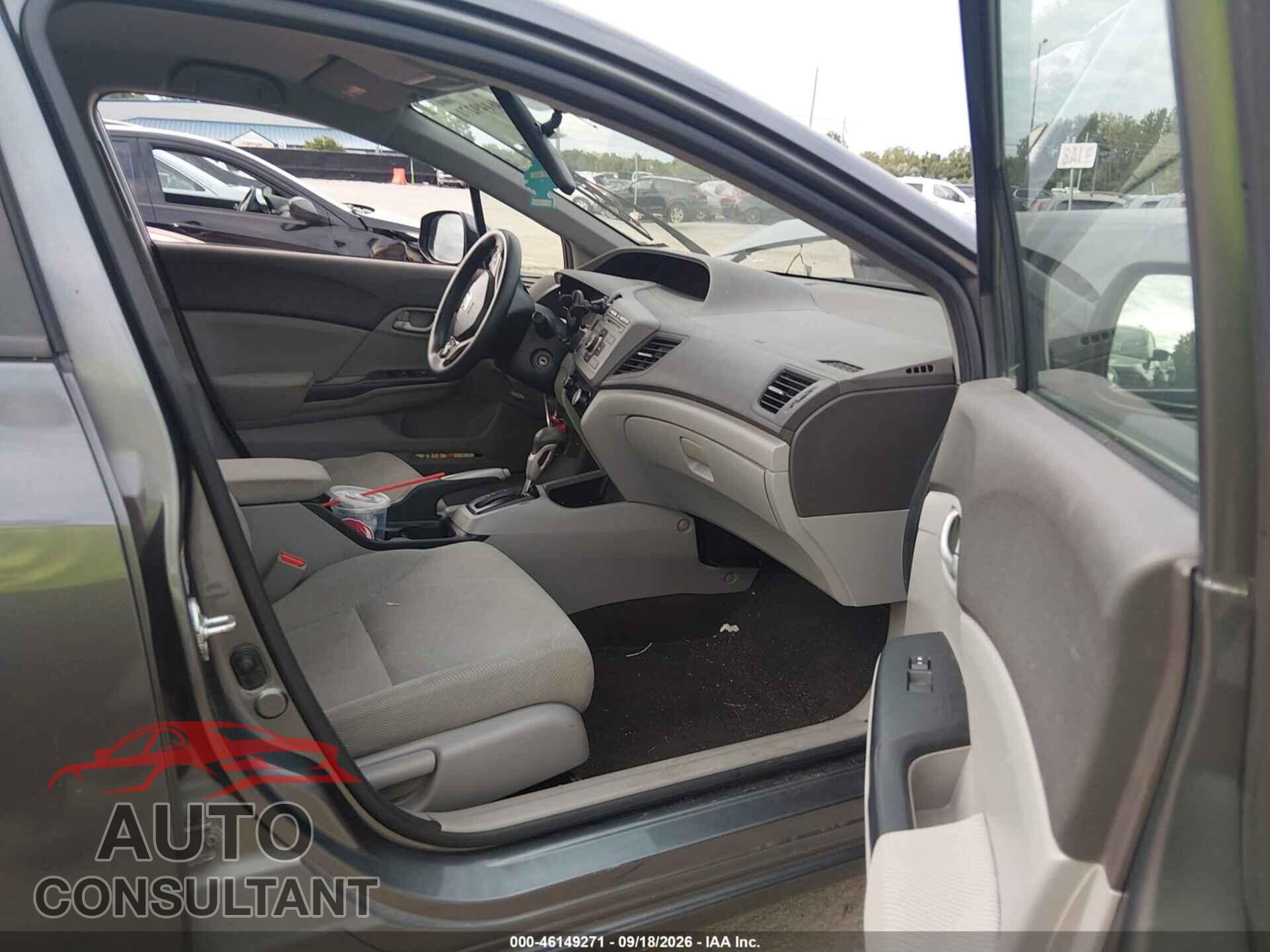HONDA CIVIC 2012 - JHMFB2F55CS000800