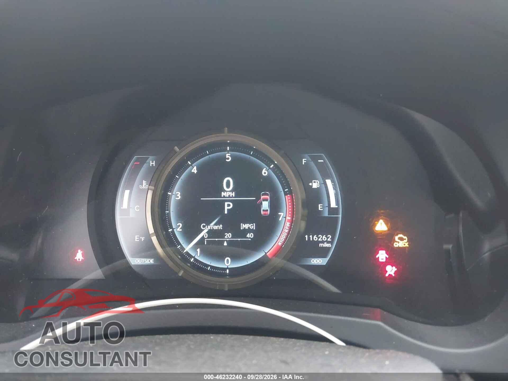 LEXUS IS 250 2014 - JTHCF1D20E5014700