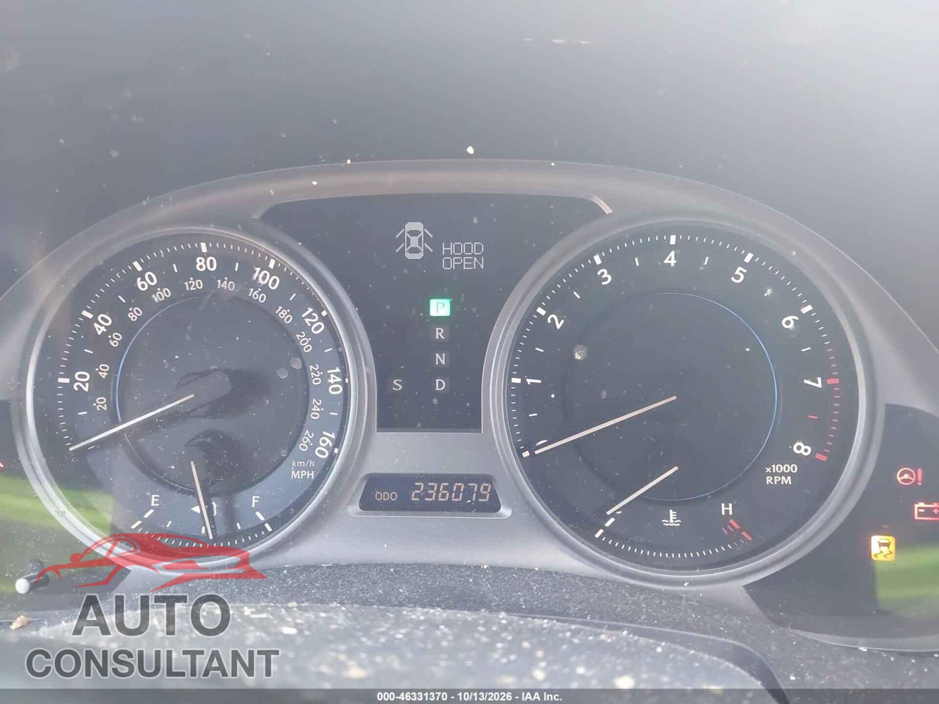 LEXUS IS 250 2010 - JTHCF5C26A5042665