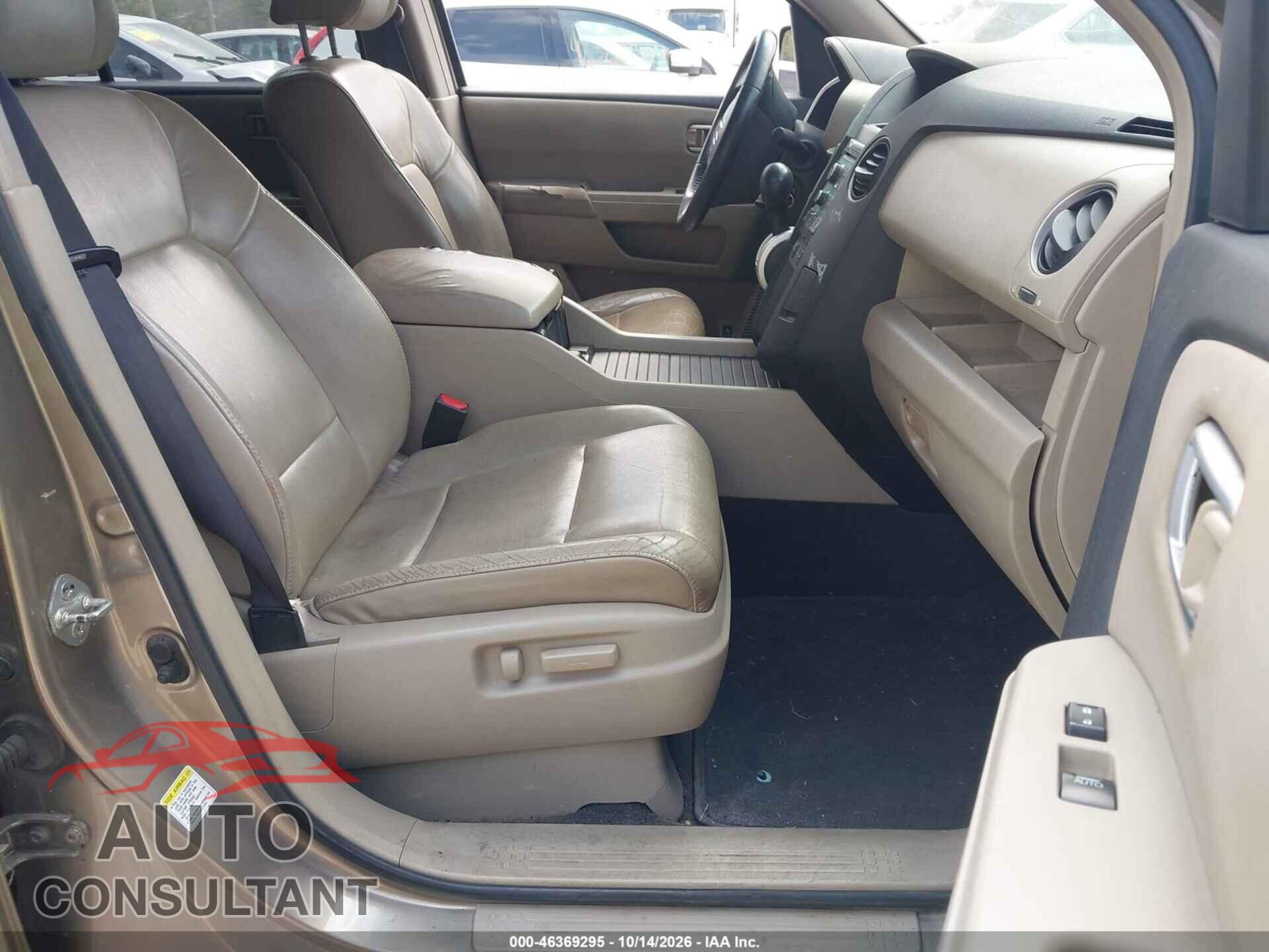HONDA PILOT 2009 - 5FNYF48579B027770