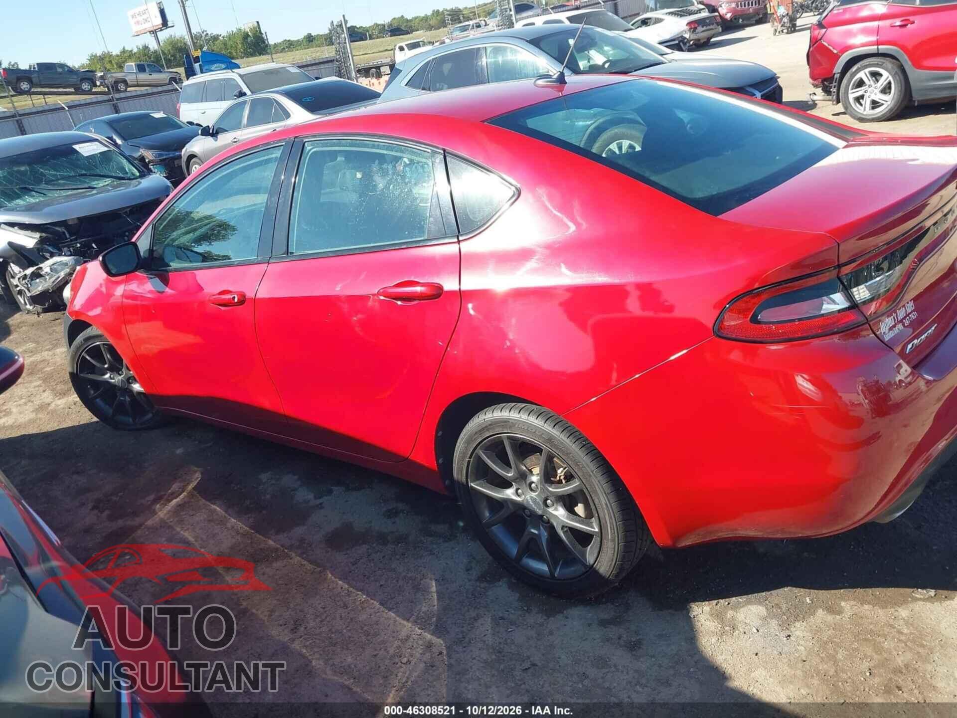 DODGE DART 2013 - 1C3CDFBA8DD154808