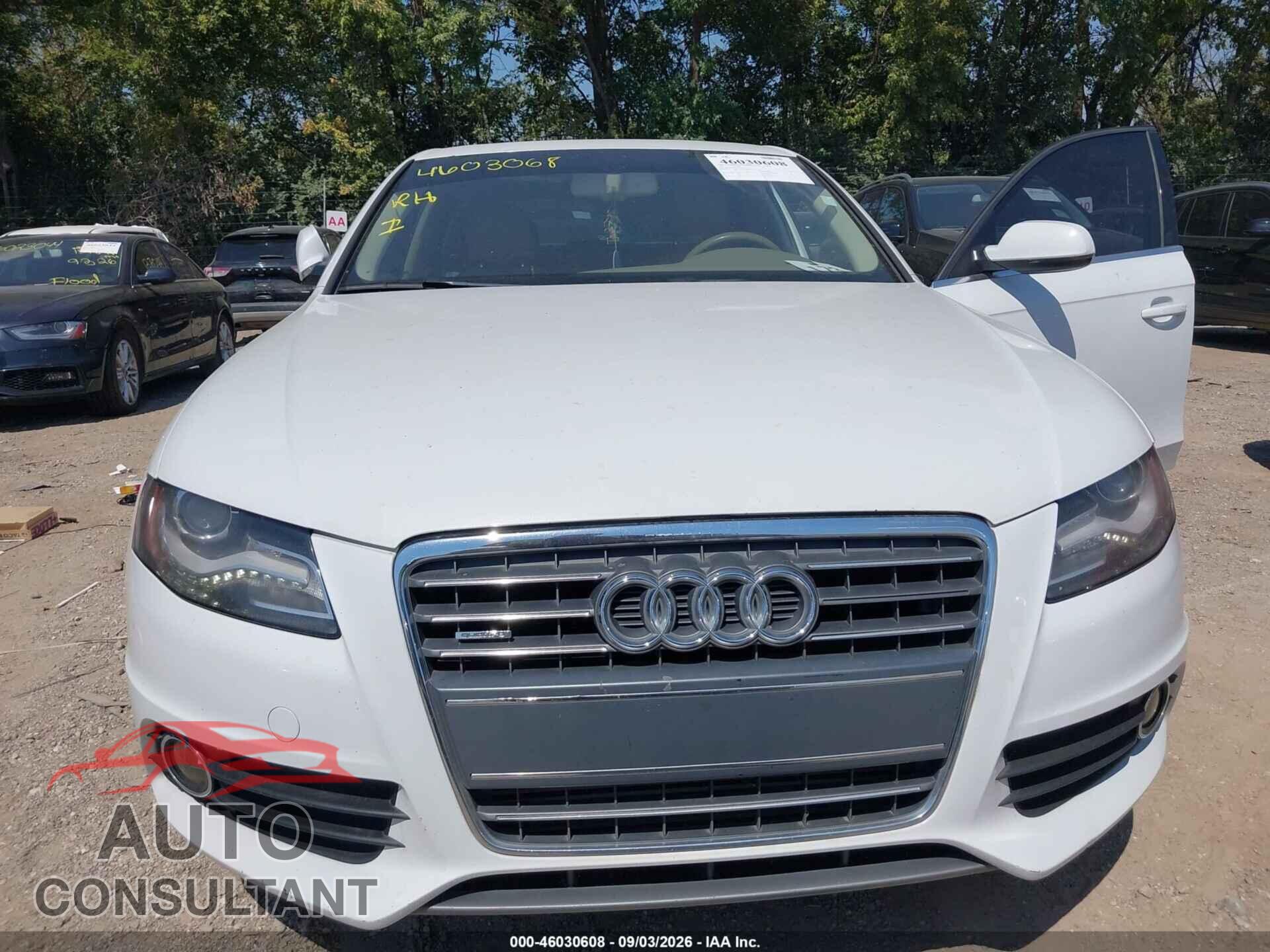 AUDI A4 2012 - WAUFFBFL4CA115413