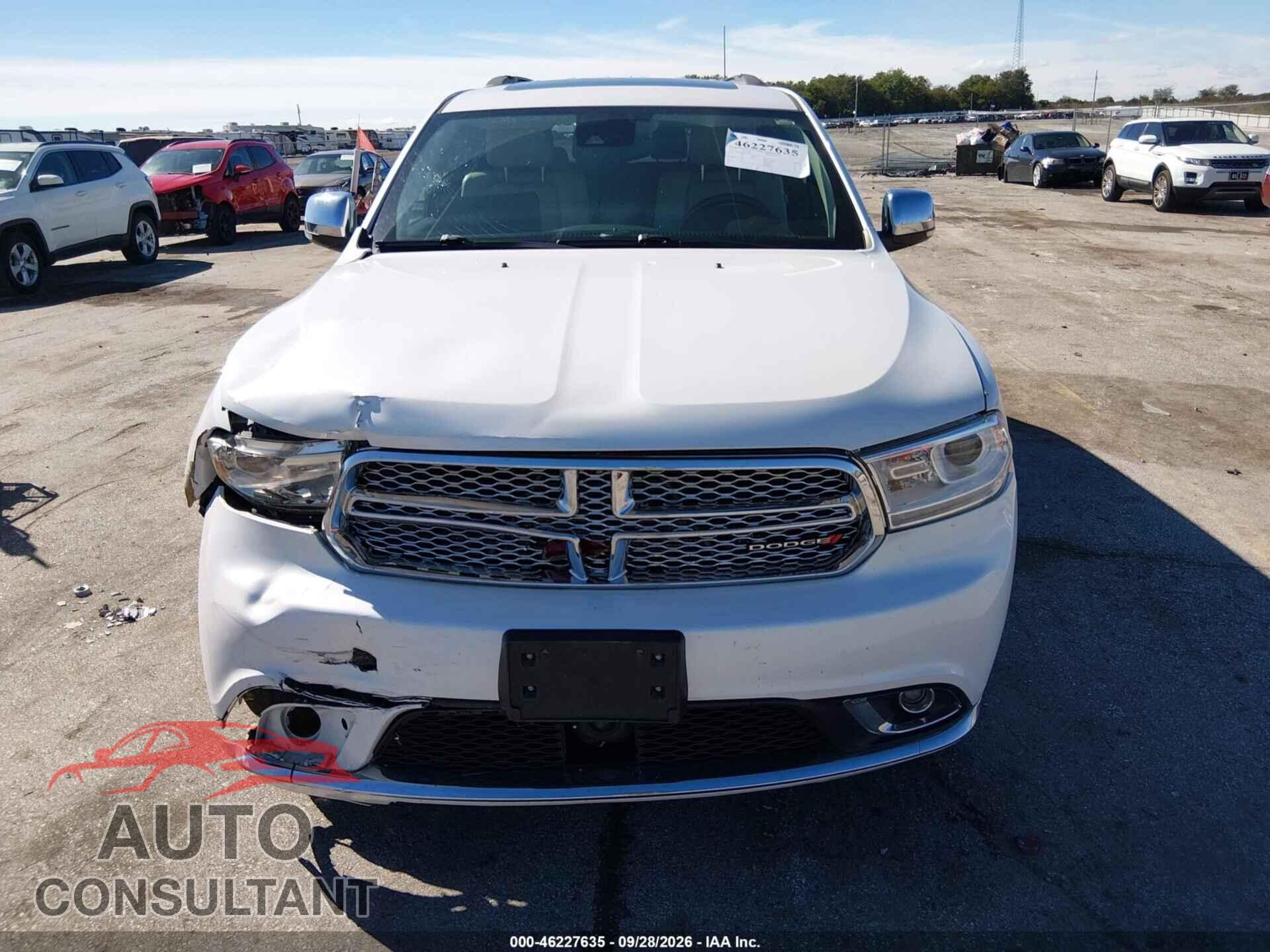 DODGE DURANGO 2017 - 1C4RDJEG9HC839601