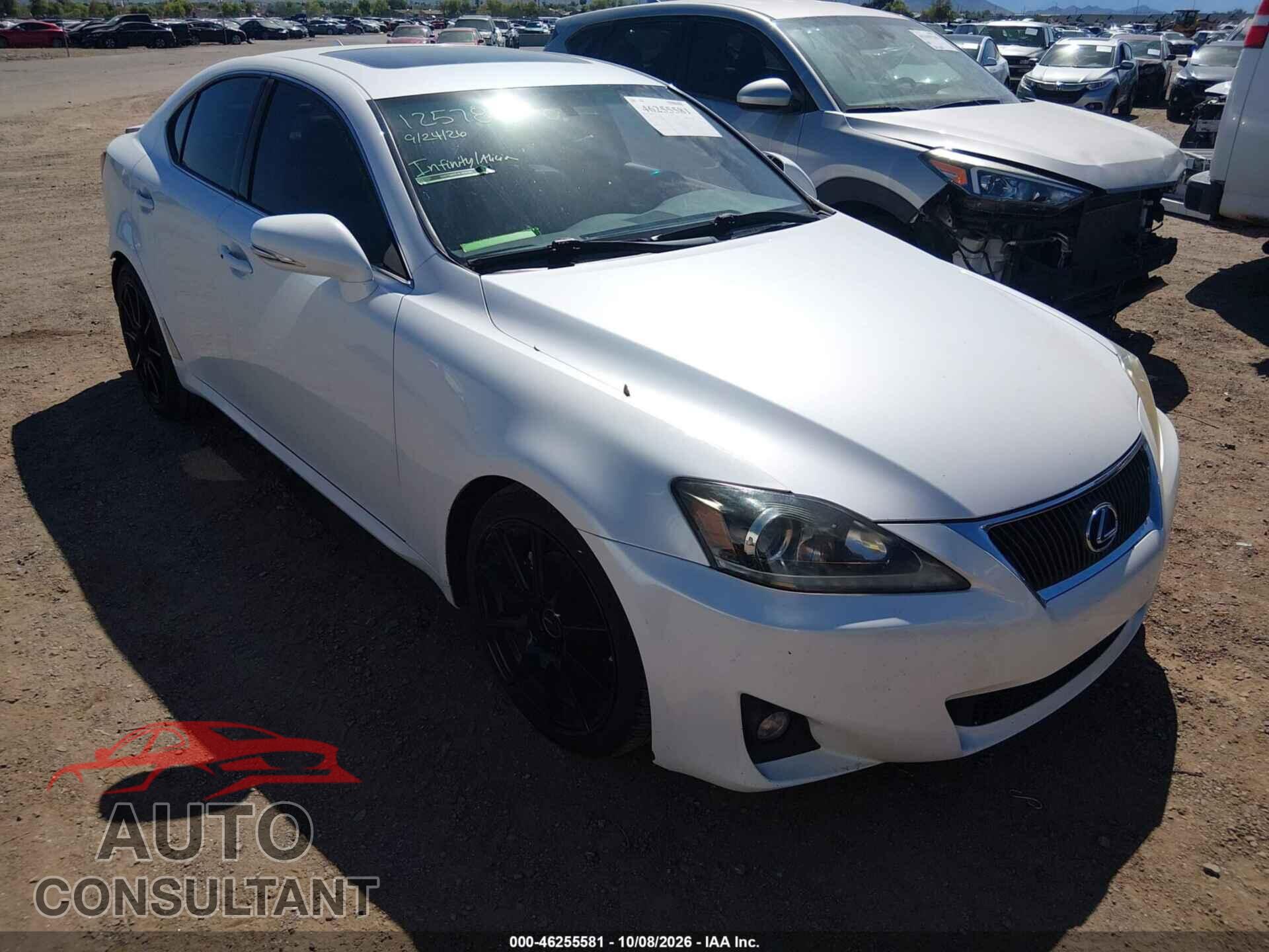 LEXUS IS 250 2012 - JTHBF5C28C5180917