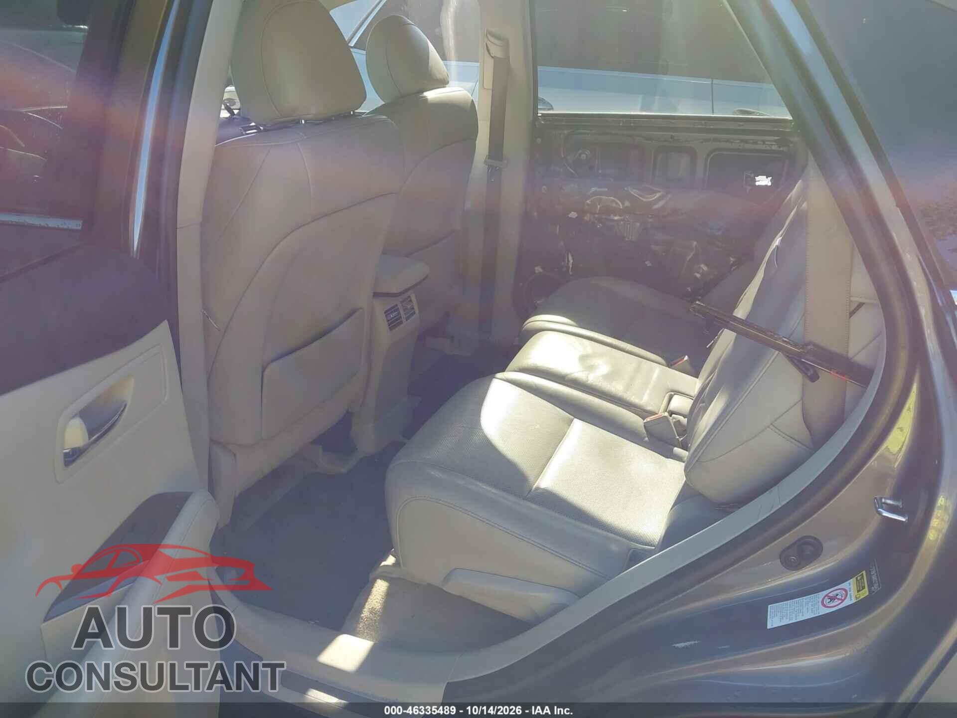 LEXUS RX 350 2012 - 2T2BK1BA8CC136042