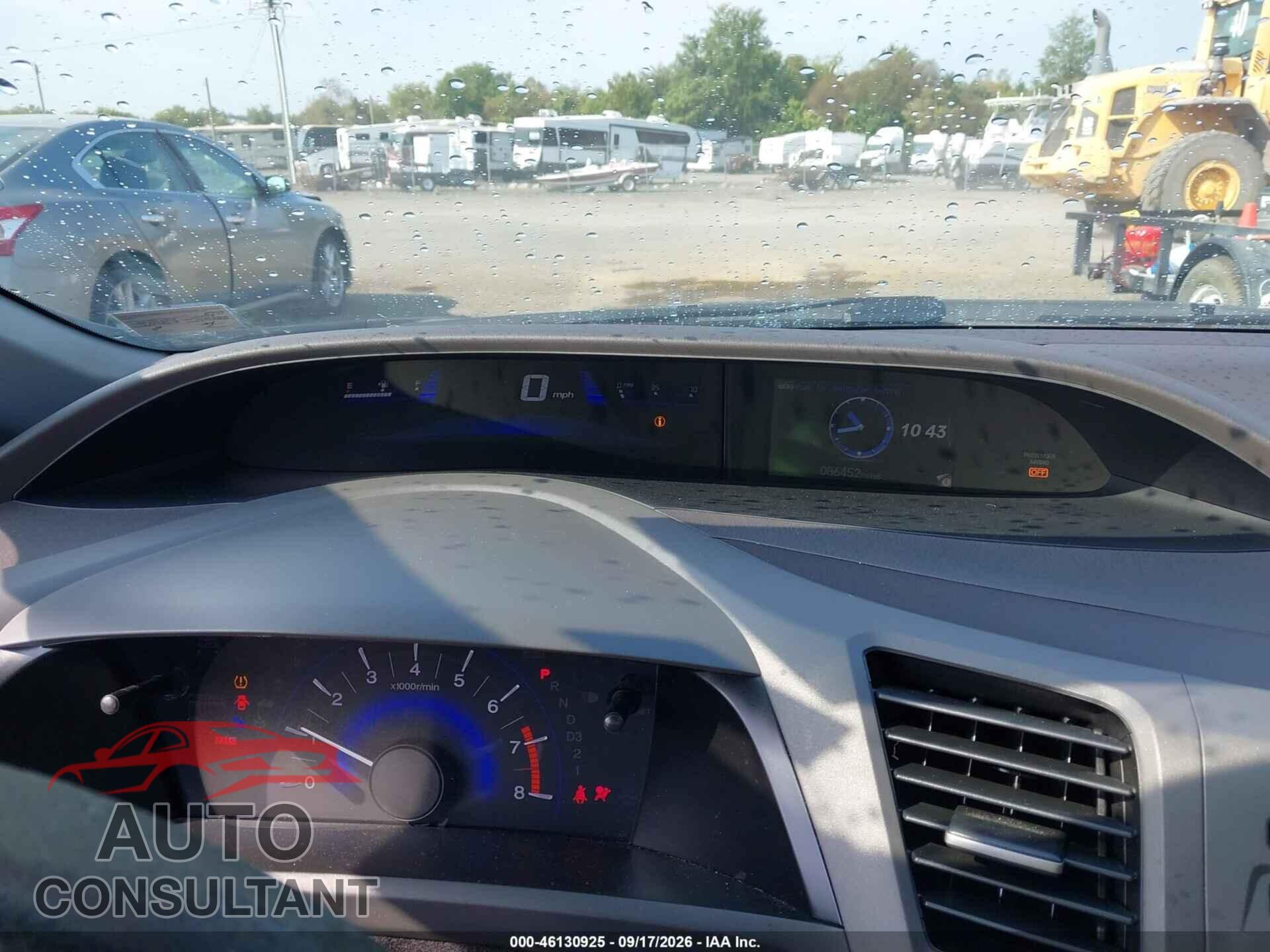 HONDA CIVIC 2012 - 19XFB2F59CE368949
