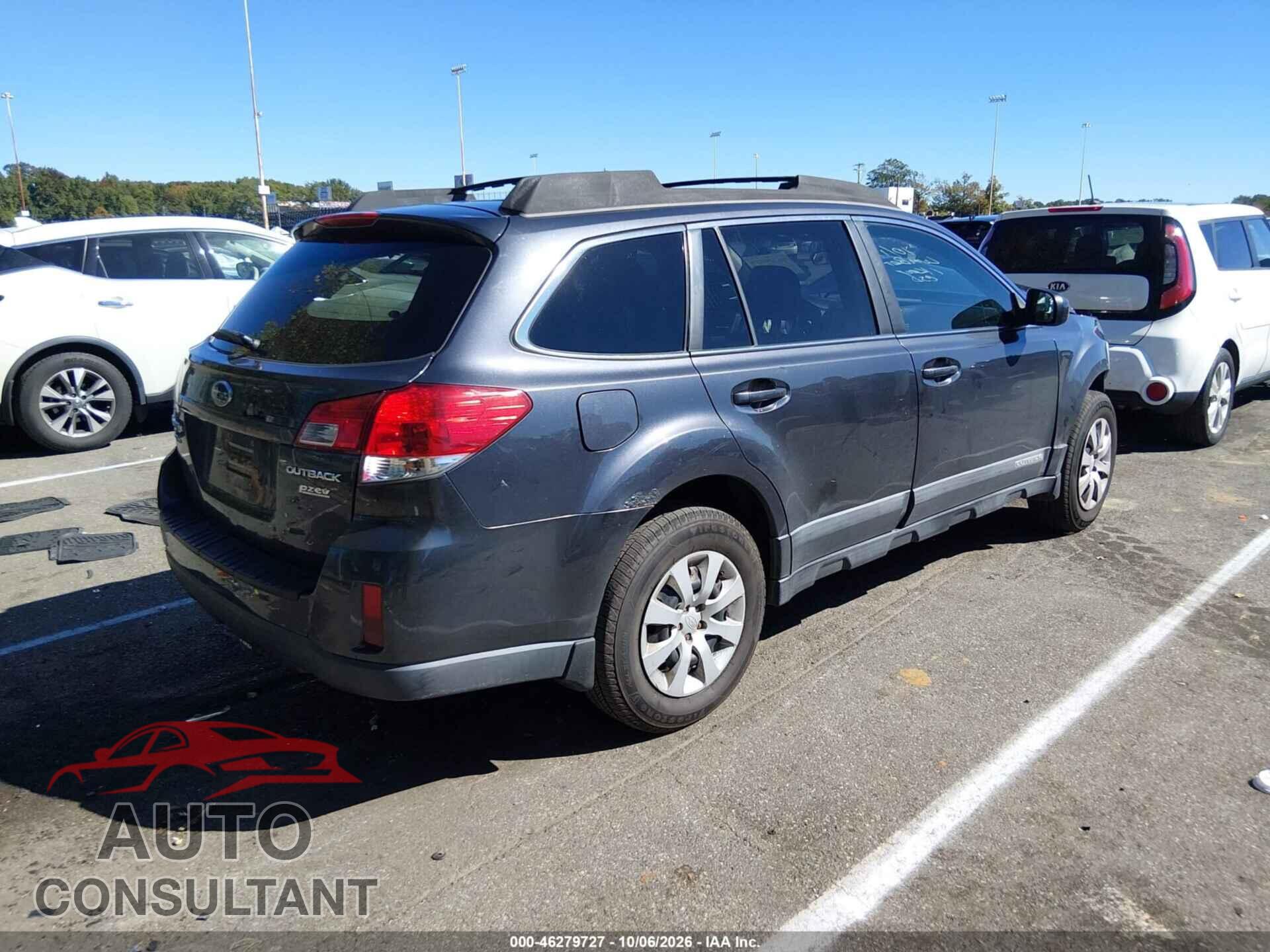 SUBARU OUTBACK 2011 - 4S4BRBCC3B3331460