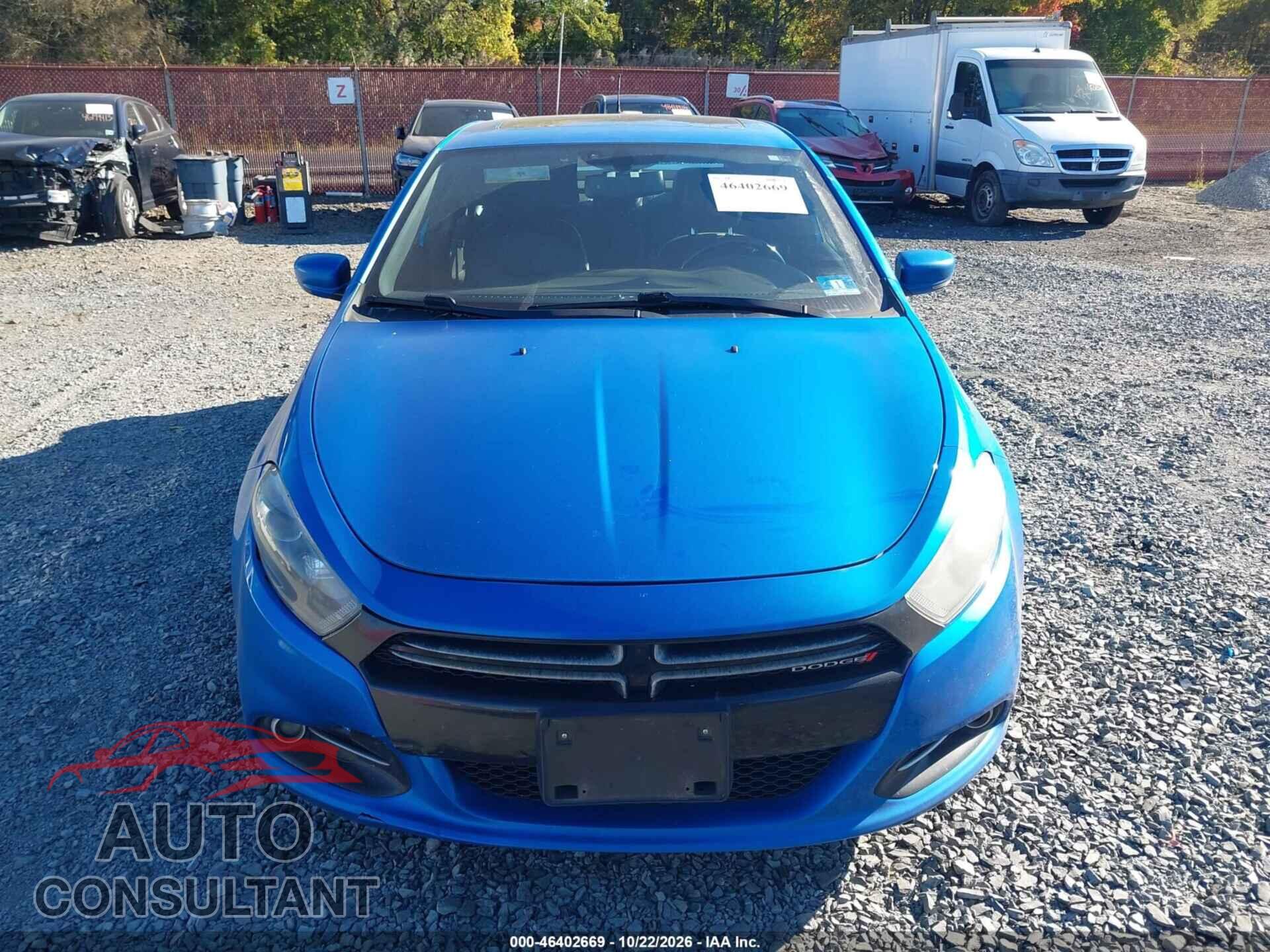 DODGE DART 2015 - 1C3CDFEB0FD421768