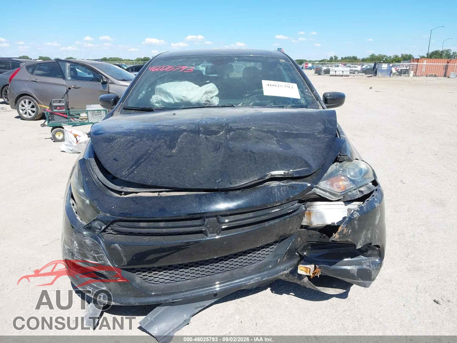 DODGE DART 2015 - 1C3CDFBB7FD193899