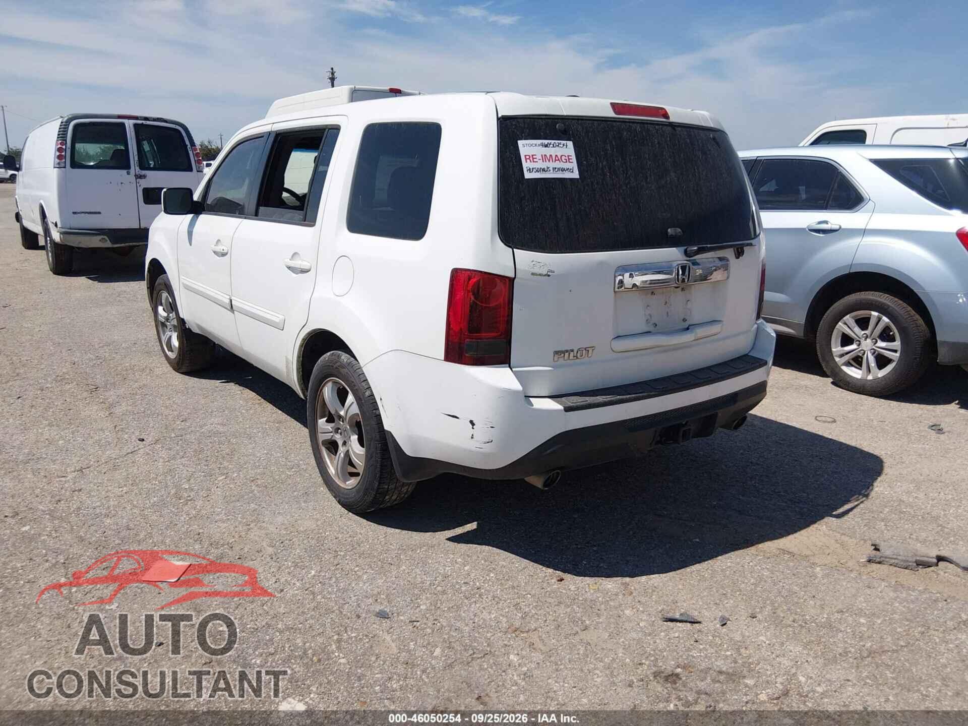 HONDA PILOT 2012 - 5FNYF3H5XCB034066