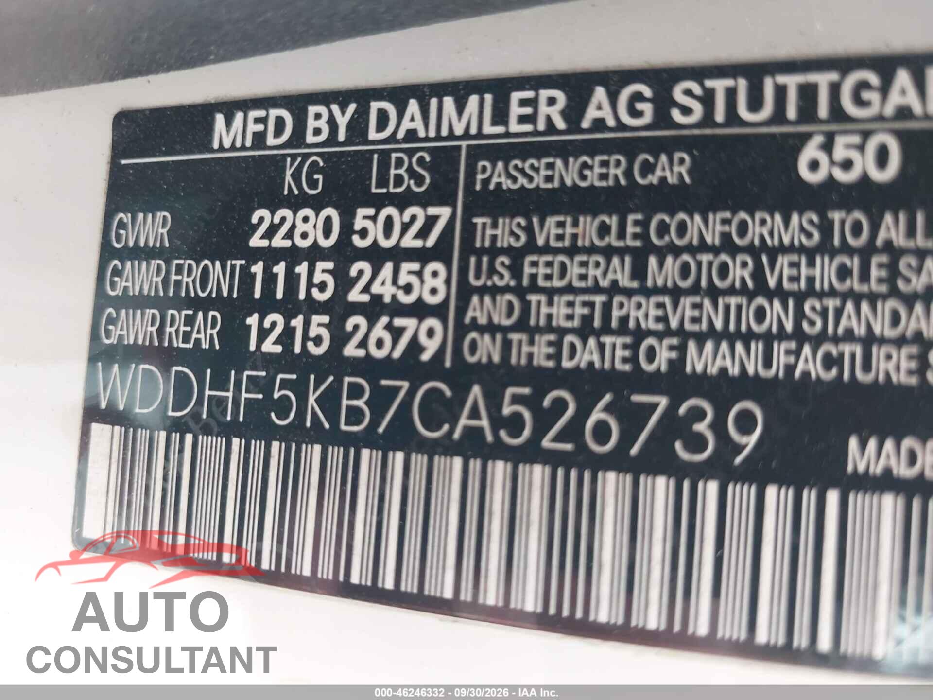 MERCEDES-BENZ E 350 2012 - WDDHF5KB7CA526739