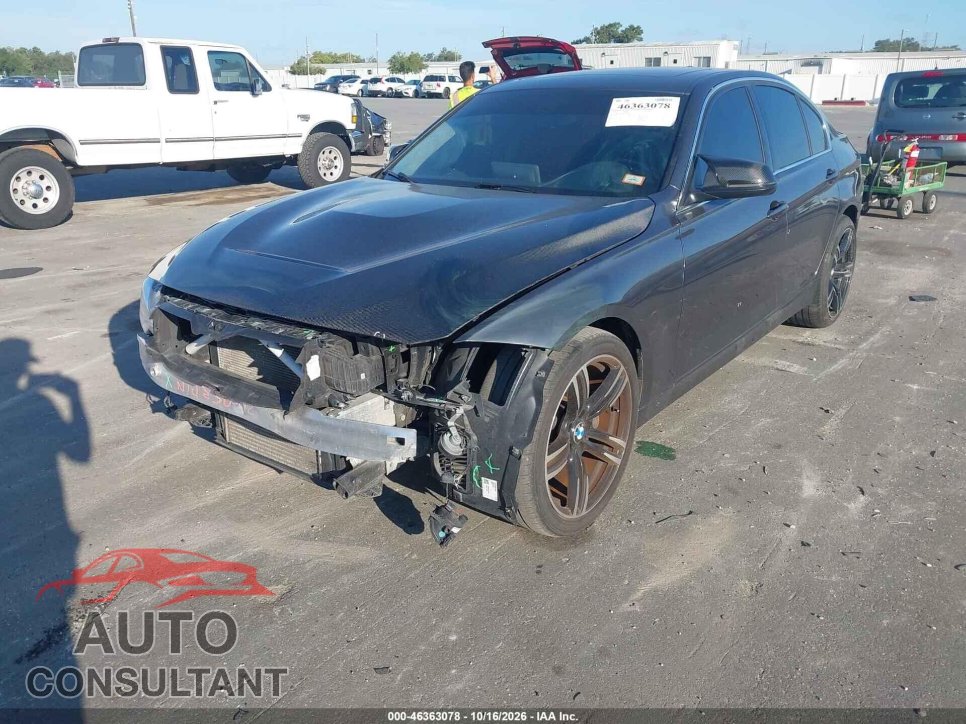 BMW 3 SERIES 2014 - WBA3A9C56EF478625