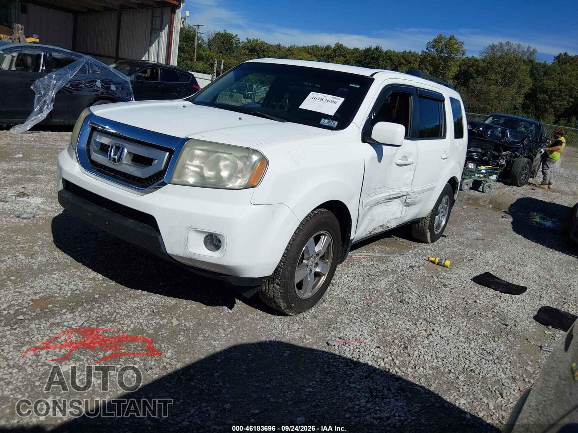HONDA PILOT 2010 - 5FNYF4H41AB040204