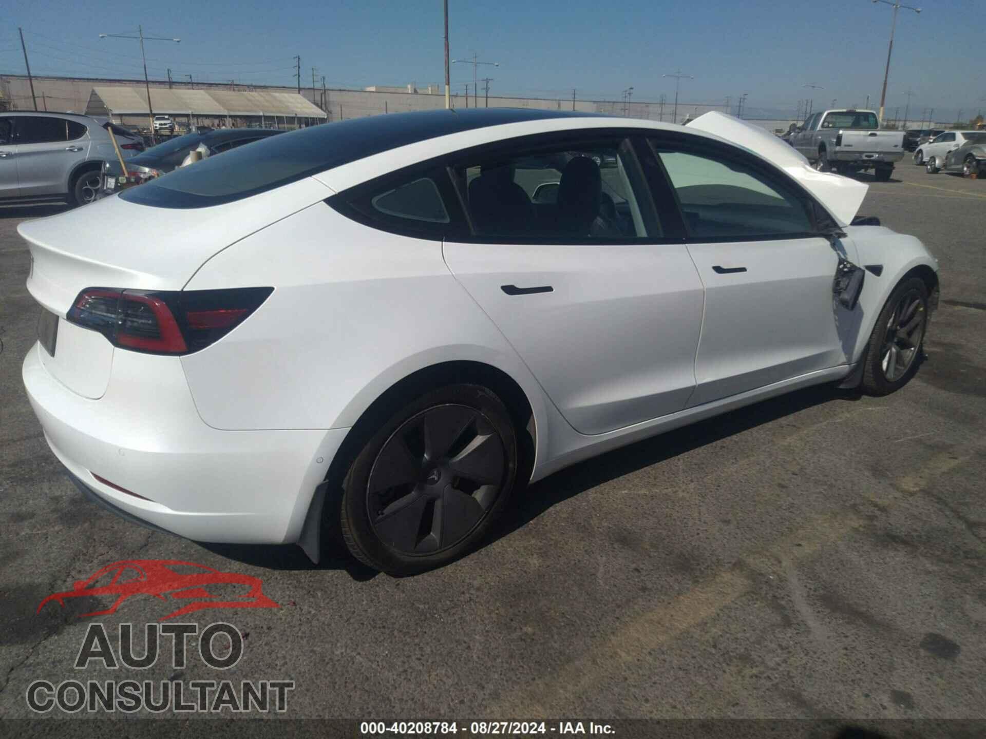 TESLA MODEL 3 2022 - 5YJ3E1EA2NF125404