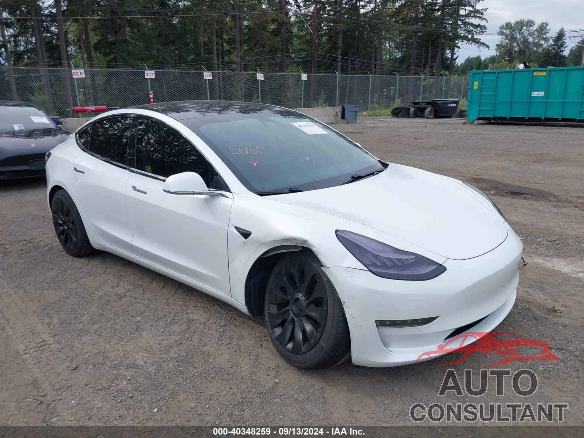 TESLA MODEL 3 2020 - 5YJ3E1EA3LF612446