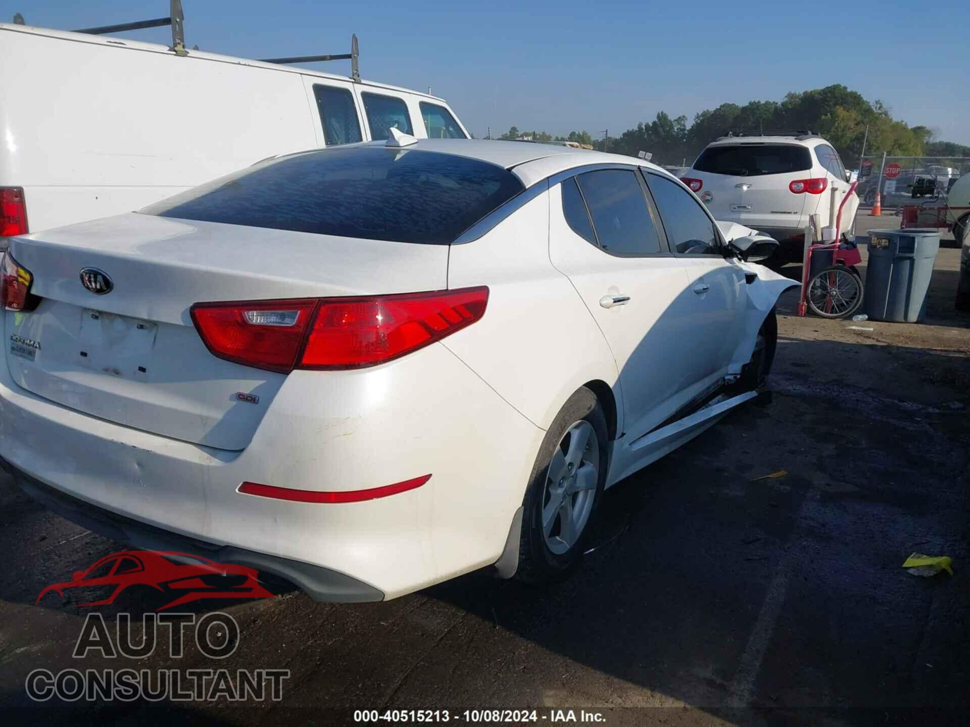 KIA OPTIMA 2015 - KNAGM4A79F5563112