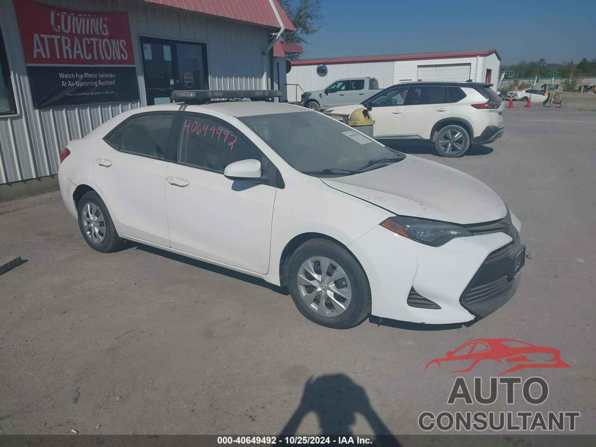 TOYOTA COROLLA 2019 - 2T1BURHE4KC182361