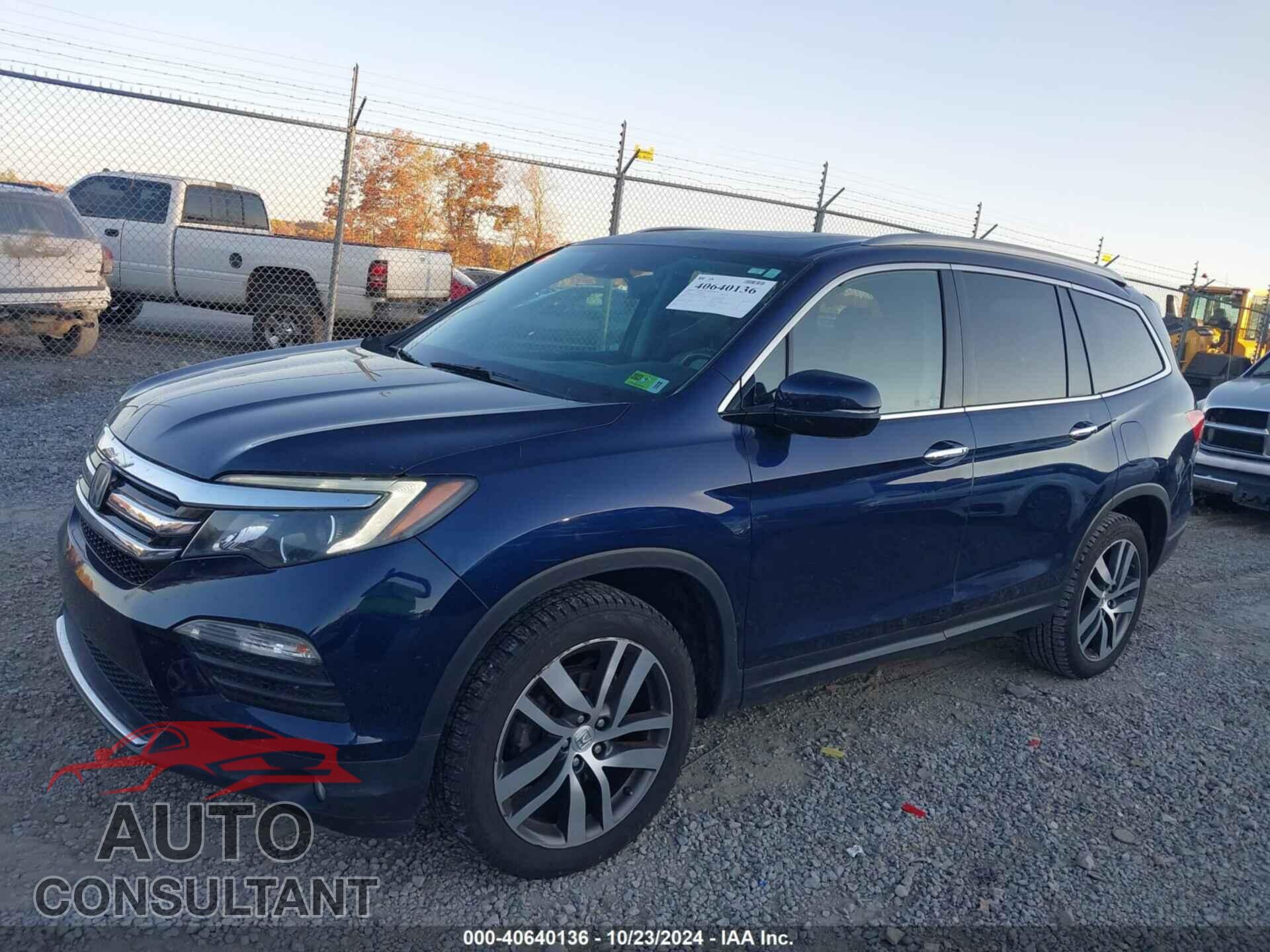 HONDA PILOT 2017 - 5FNYF6H9XHB035164