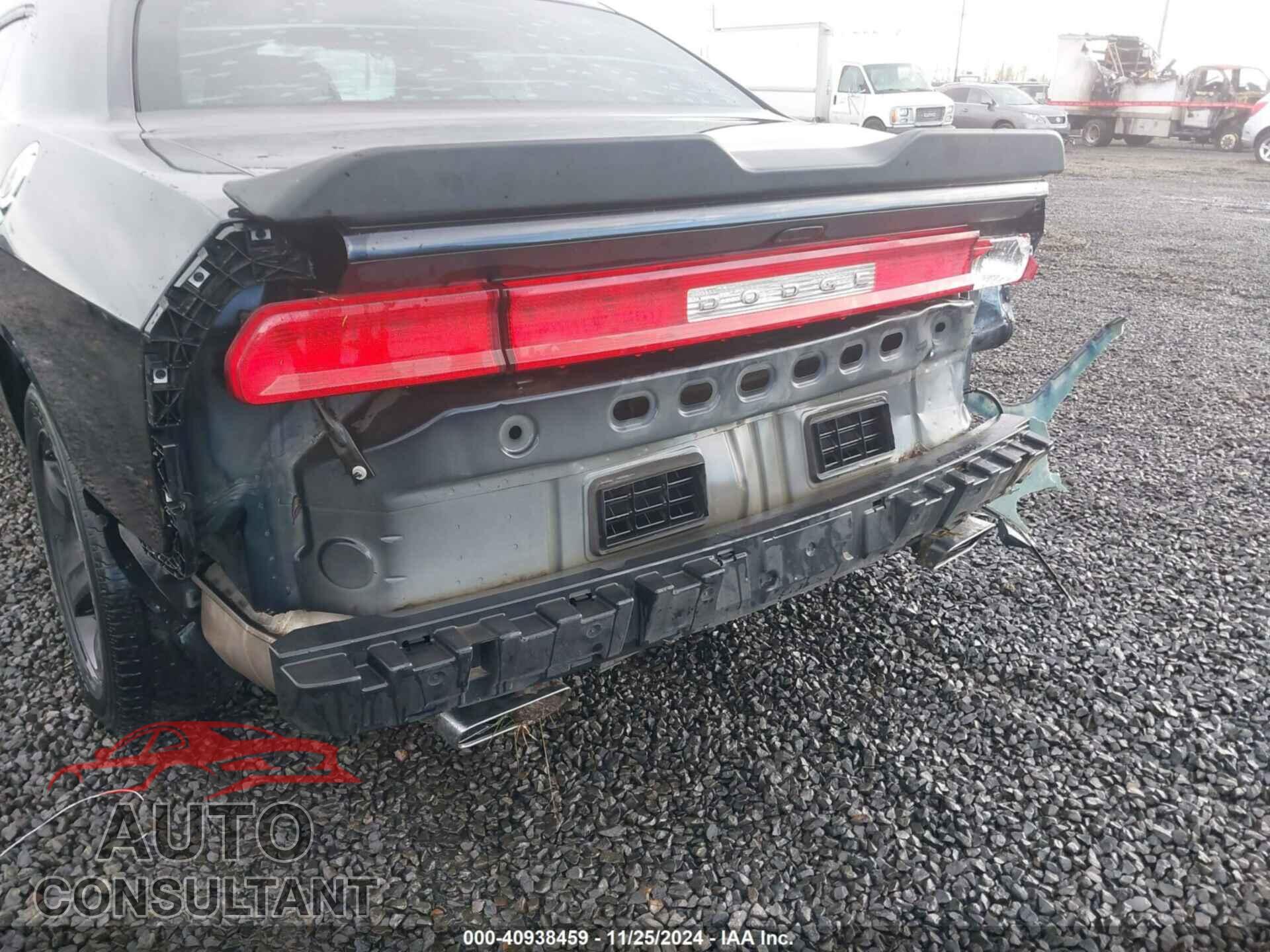 DODGE CHALLENGER 2012 - 2C3CDYAG3CH118222