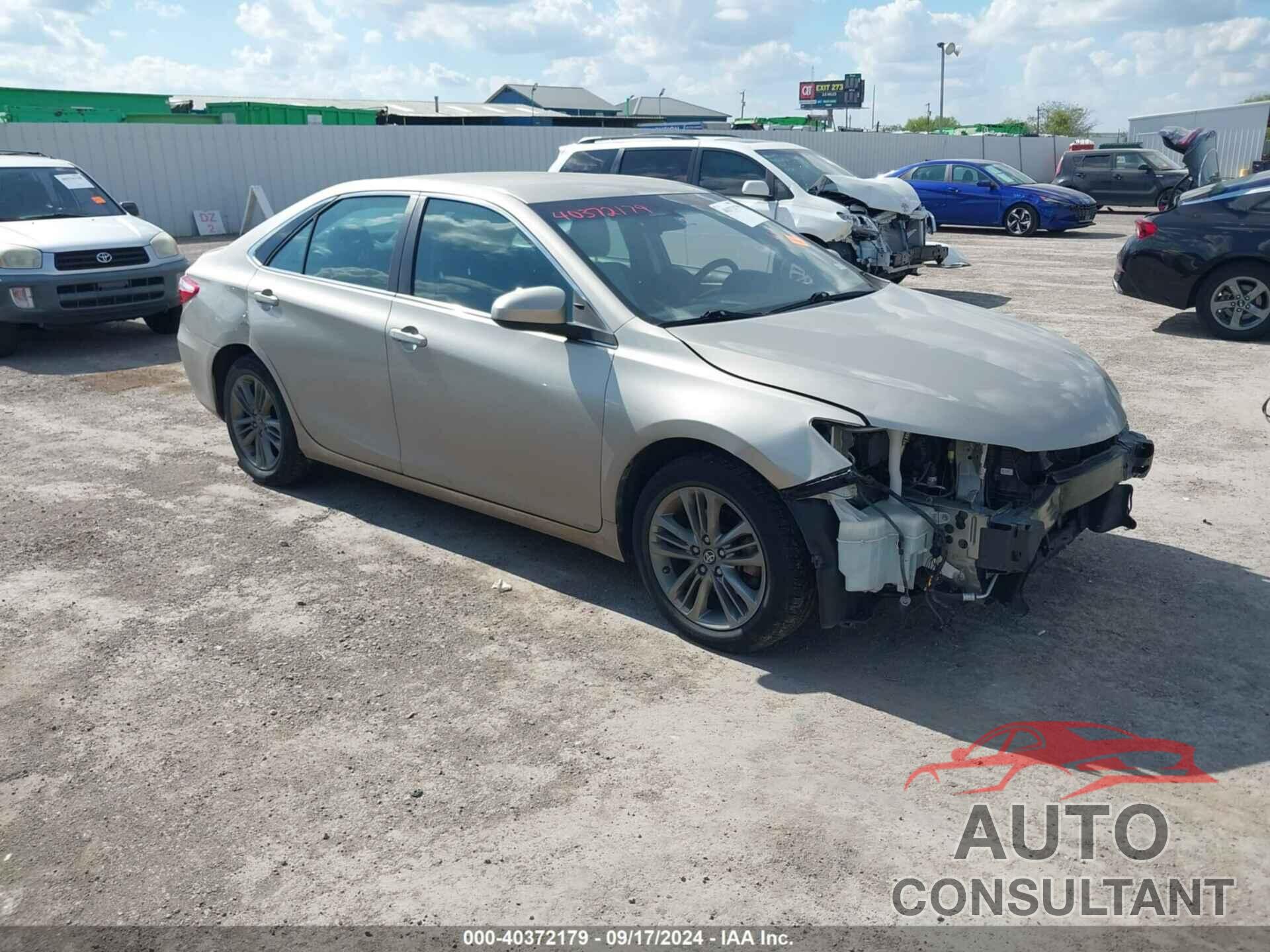 TOYOTA CAMRY 2016 - 4T1BF1FK3GU568313