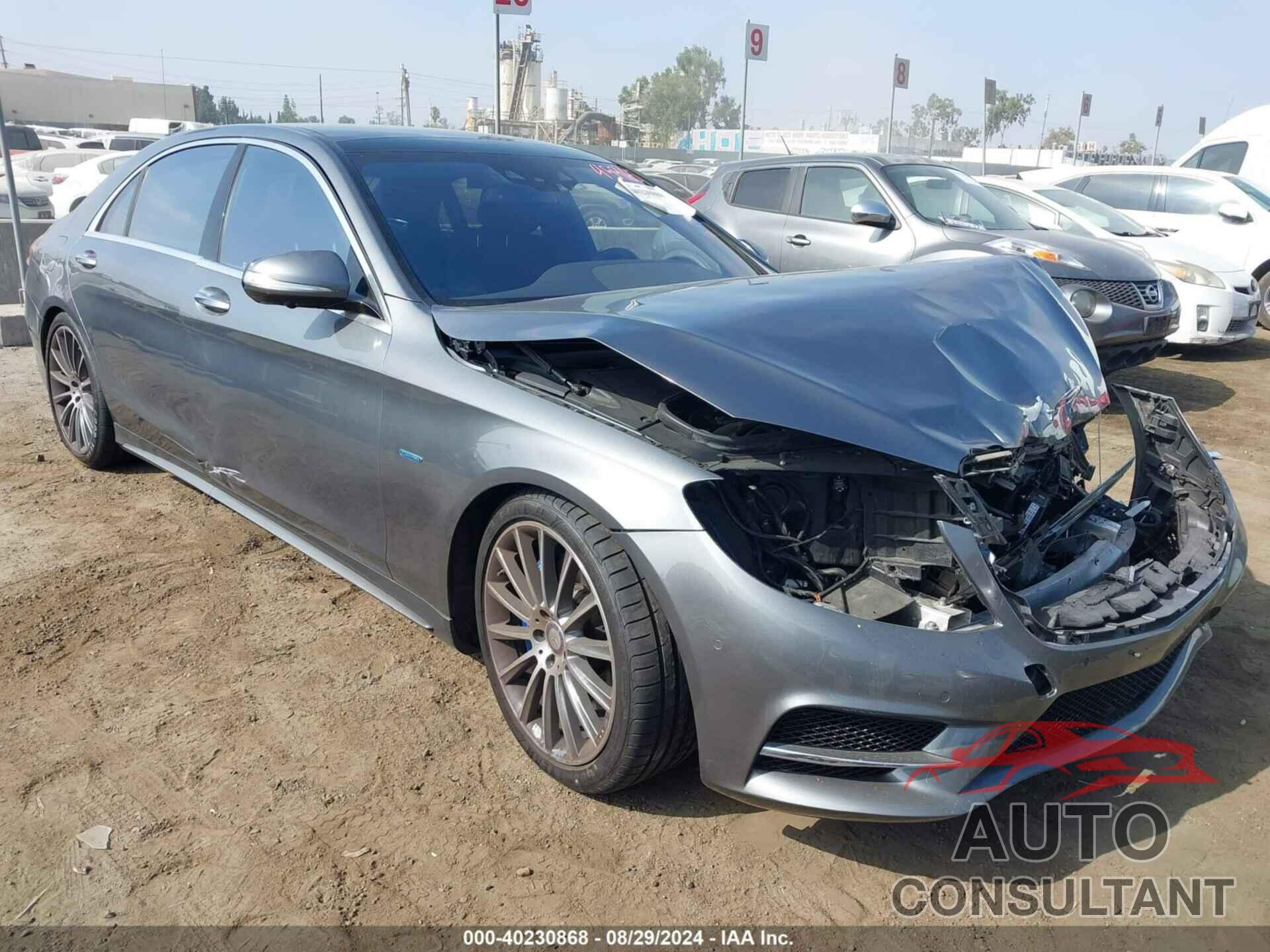 MERCEDES-BENZ S 550E PLUG-IN HYBRID 2017 - WDDUG6DB3HA320369