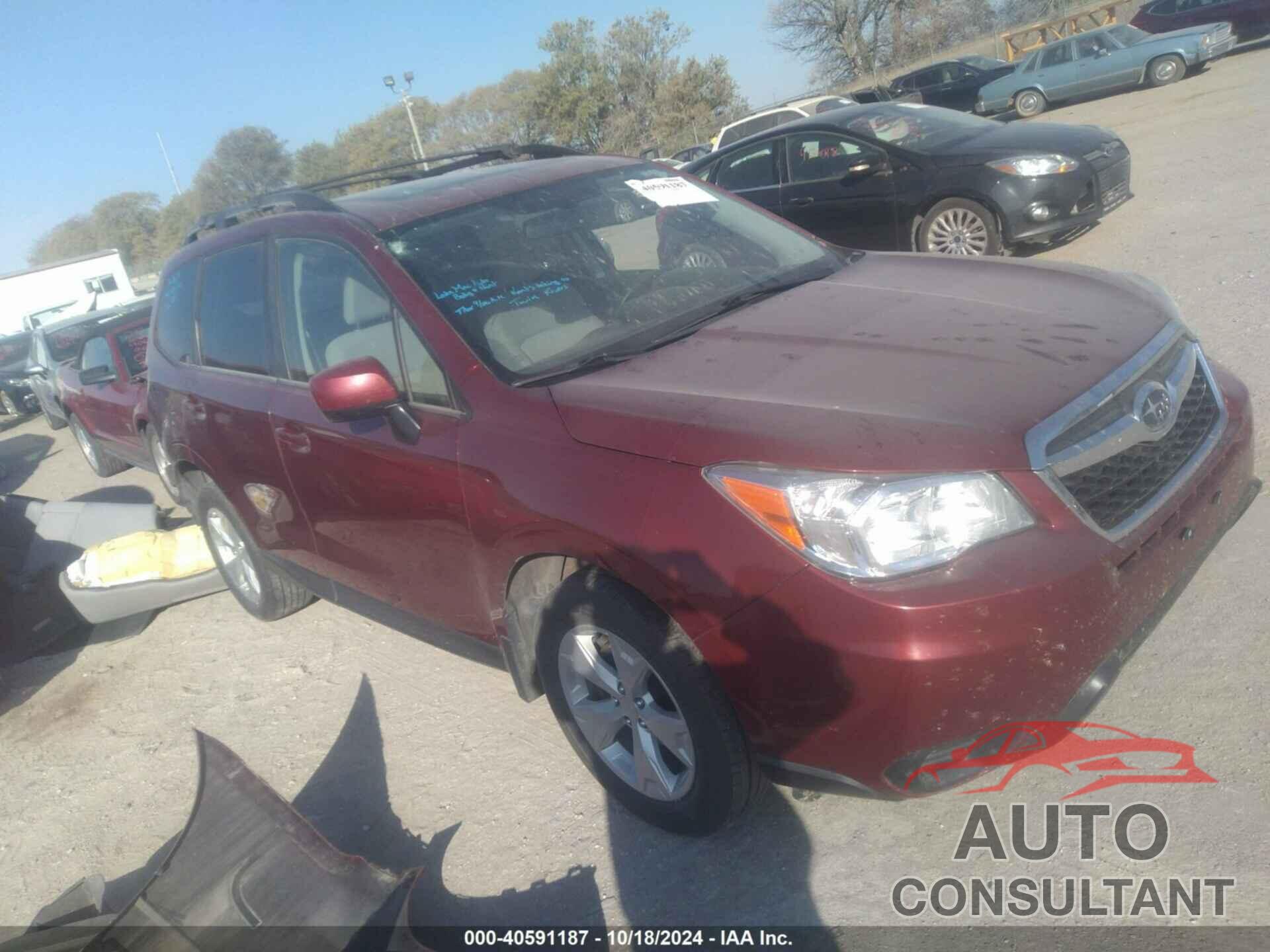 SUBARU FORESTER 2016 - JF2SJADC9GH493688