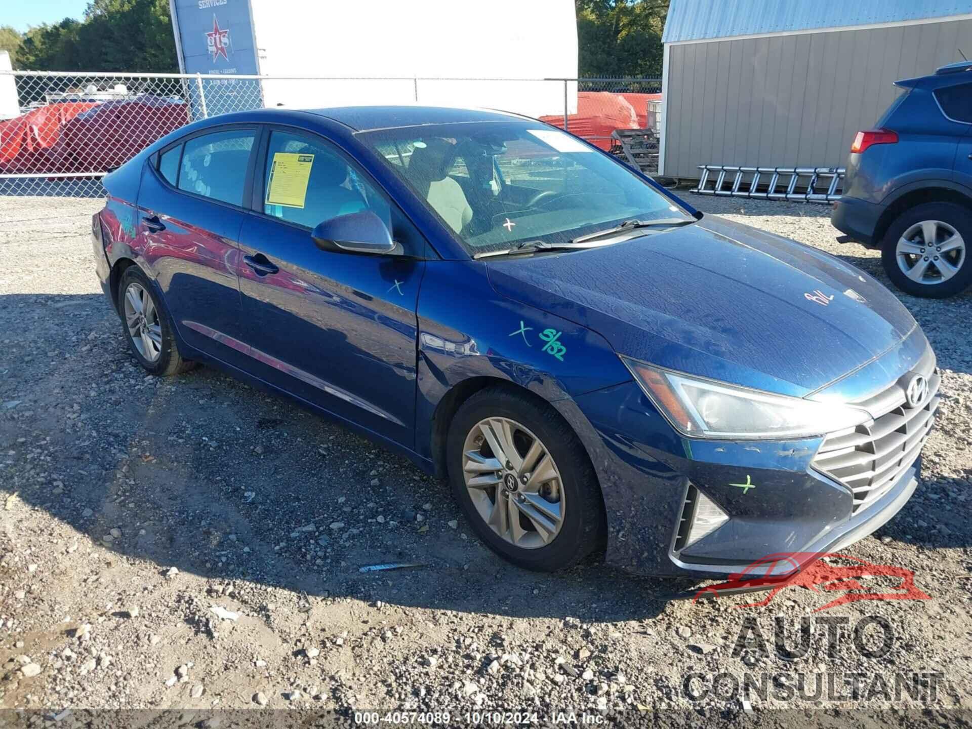 HYUNDAI ELANTRA 2019 - 5NPD84LF3KH434713
