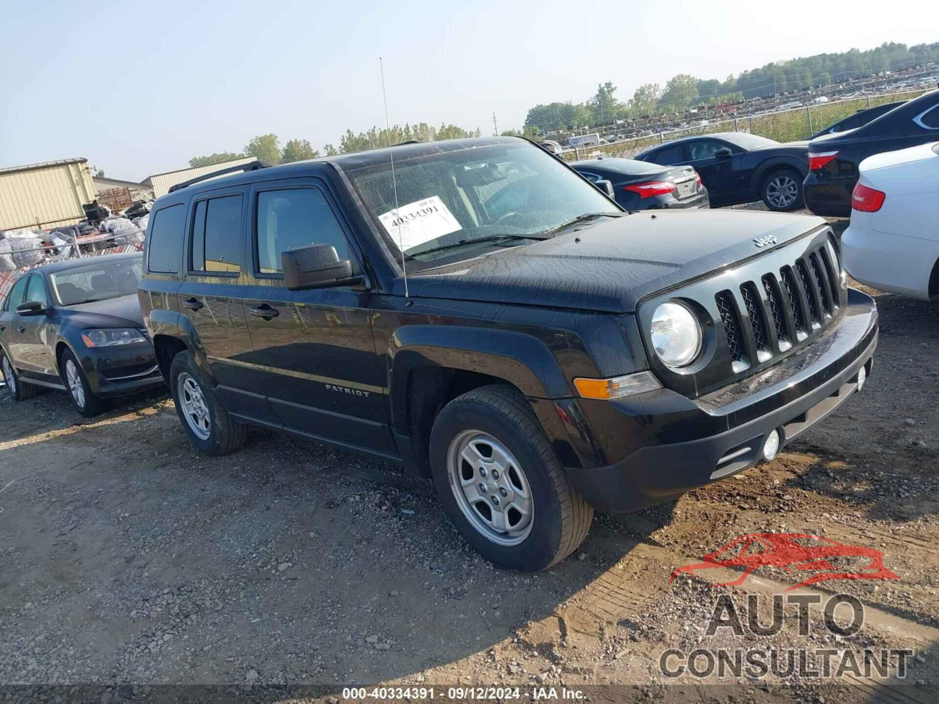 JEEP PATRIOT 2016 - 1C4NJPBA9GD744412