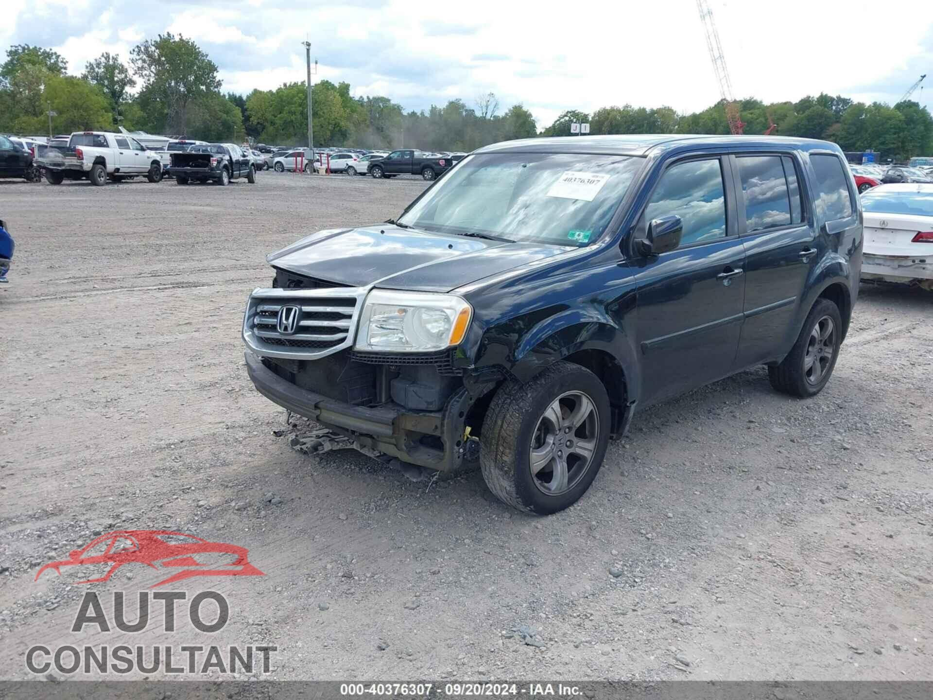 HONDA PILOT 2012 - 5FNYF4H53CB020032
