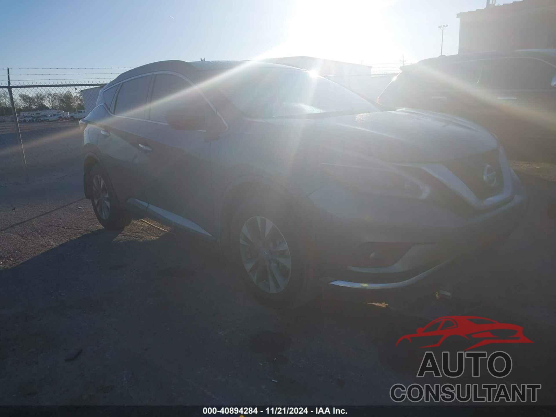 NISSAN MURANO 2018 - 5N1AZ2MG8JN160222