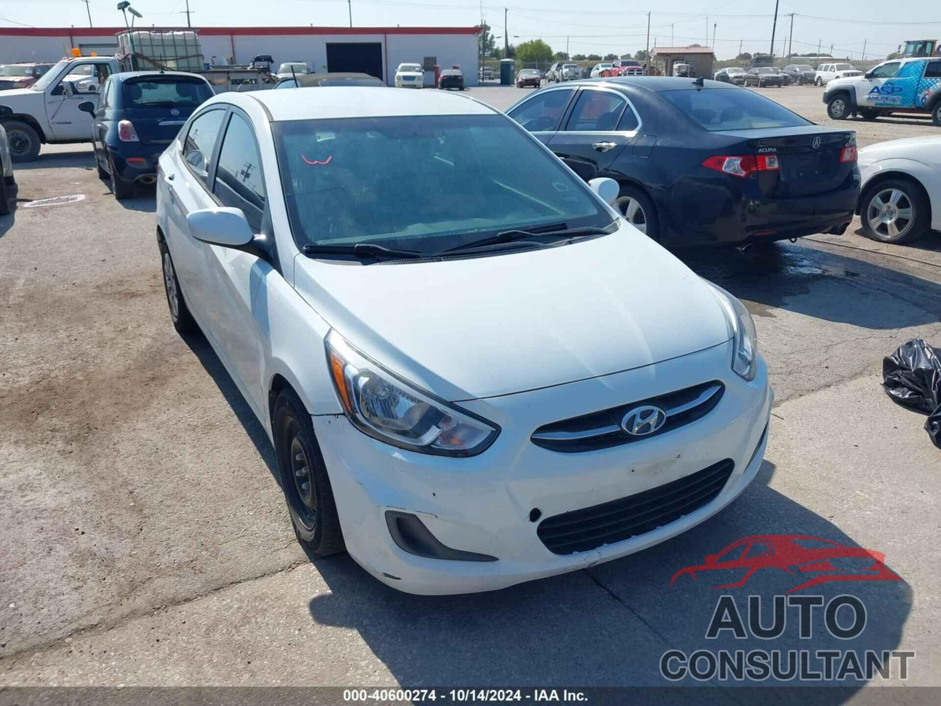 HYUNDAI ACCENT 2016 - KMHCT4AE9GU956789