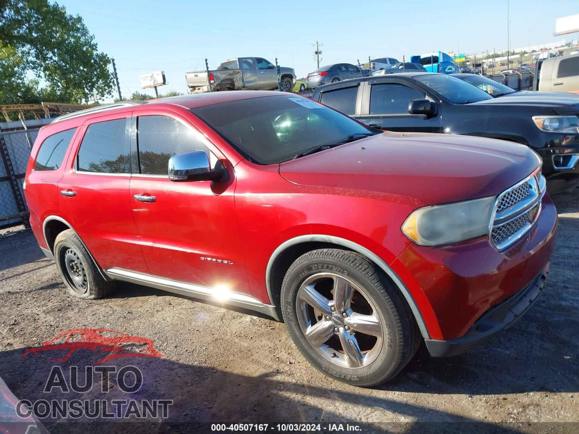 DODGE DURANGO 2011 - 1D4SD5GT9BC592481