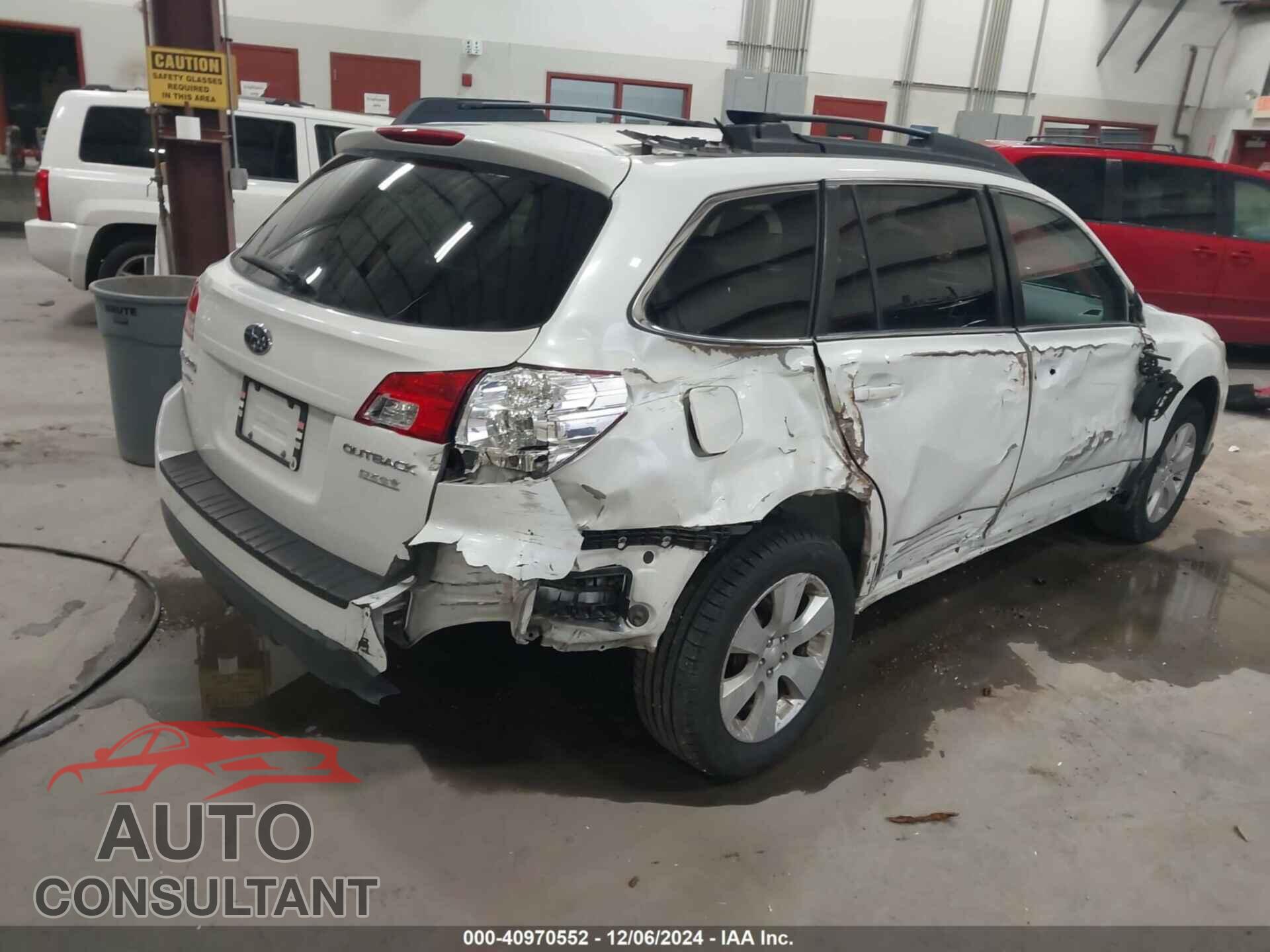 SUBARU OUTBACK 2012 - 4S4BRBGC0C3262576