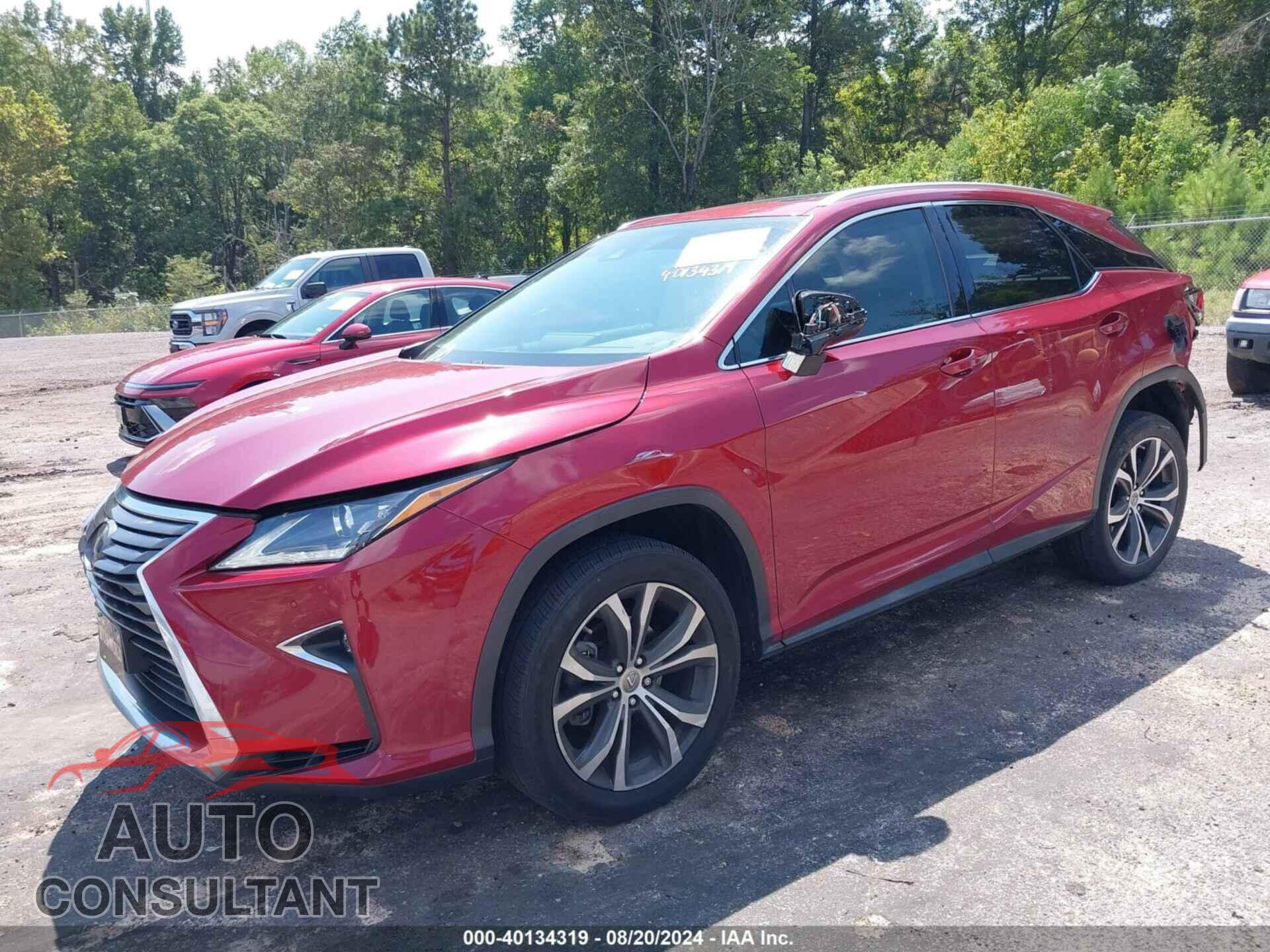 LEXUS RX 350 2017 - 2T2ZZMCA1HC070872